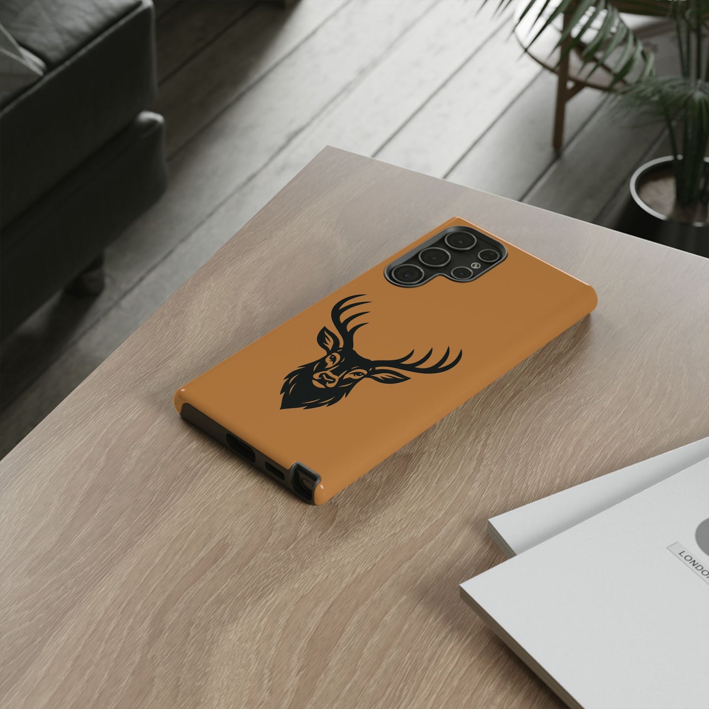 Phone Cases, Deer Buck with Antlers Wildlife Nature Design, Animal Lover Gift,