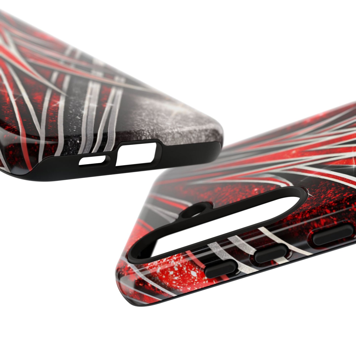 Mini Truck Inspired Pinstripe Graphic Heavy Duty Phone Case
