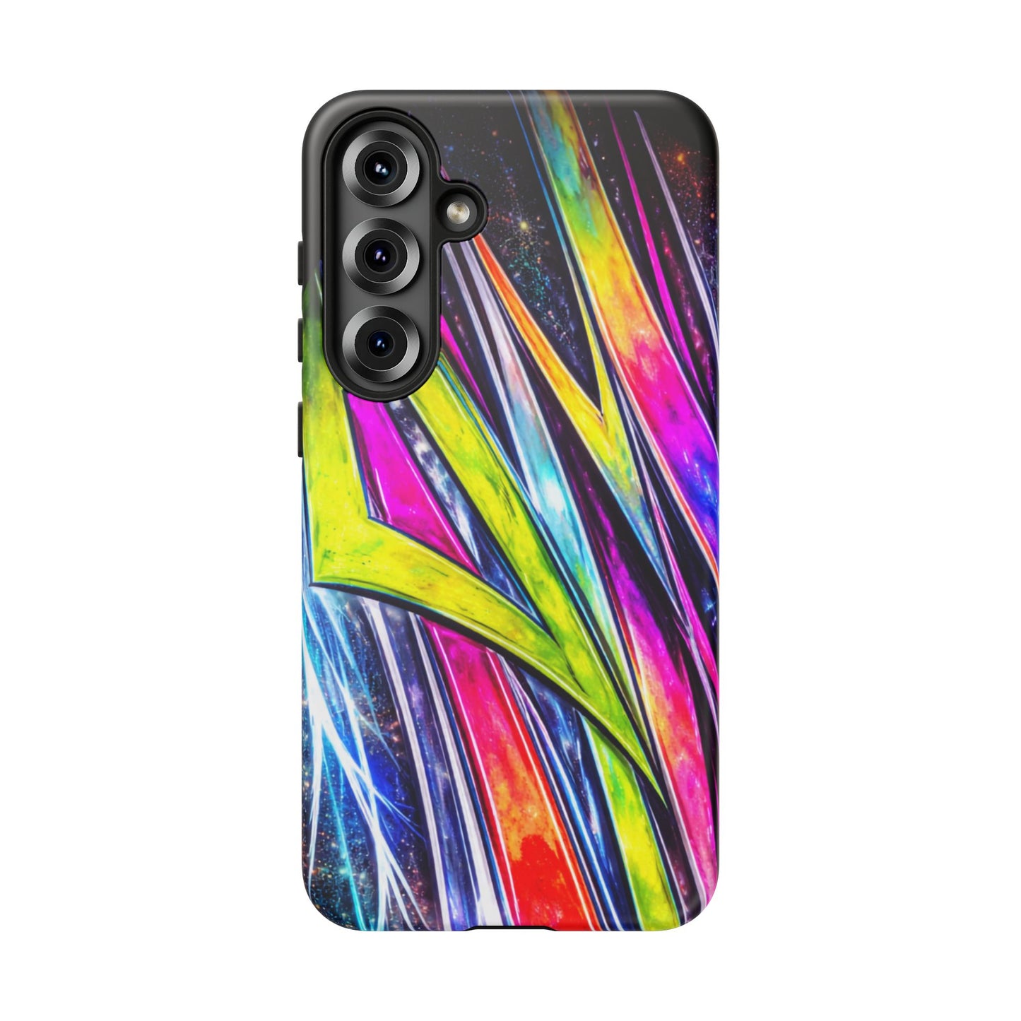 Neon Graffiti Phone Case | Tough Case, Vivid Abstract Street Art