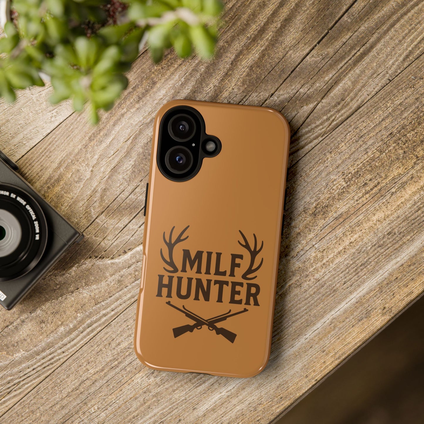 Phone Case, Funny Milf Hunter Design for Tough Cases, Rugged Protective Cover,