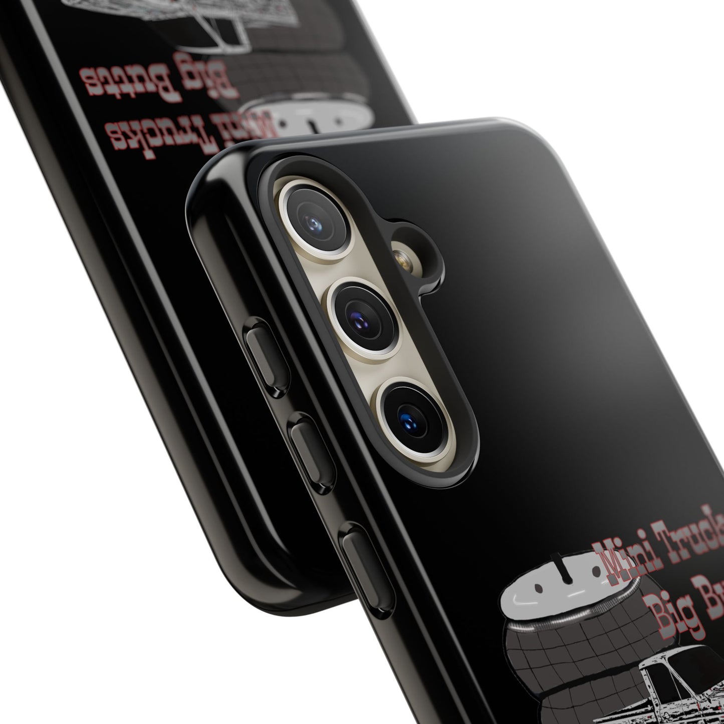 Funny Phone Case - Mini Trucks Big Butts Zero F@cks, Gift for Truck Lovers, Car