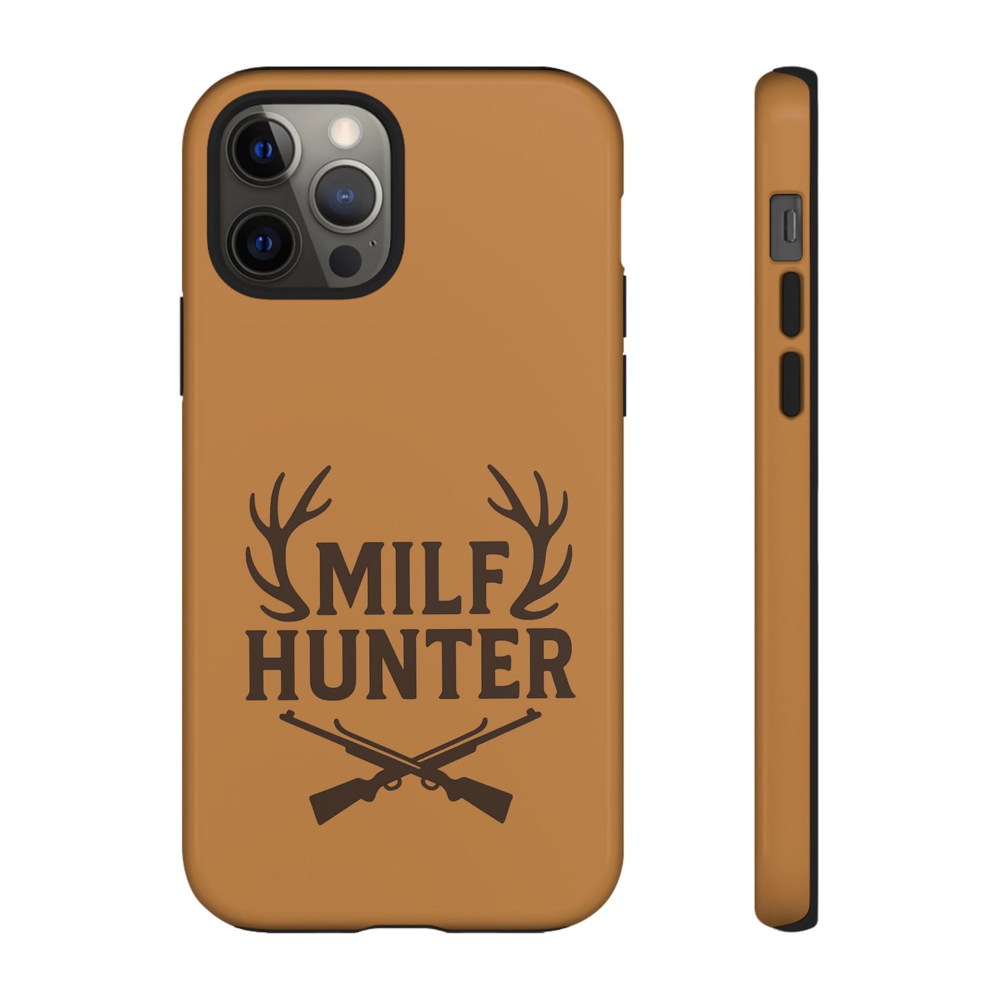 Phone Case, Funny Milf Hunter Design for Tough Cases, Rugged Protective Cover,