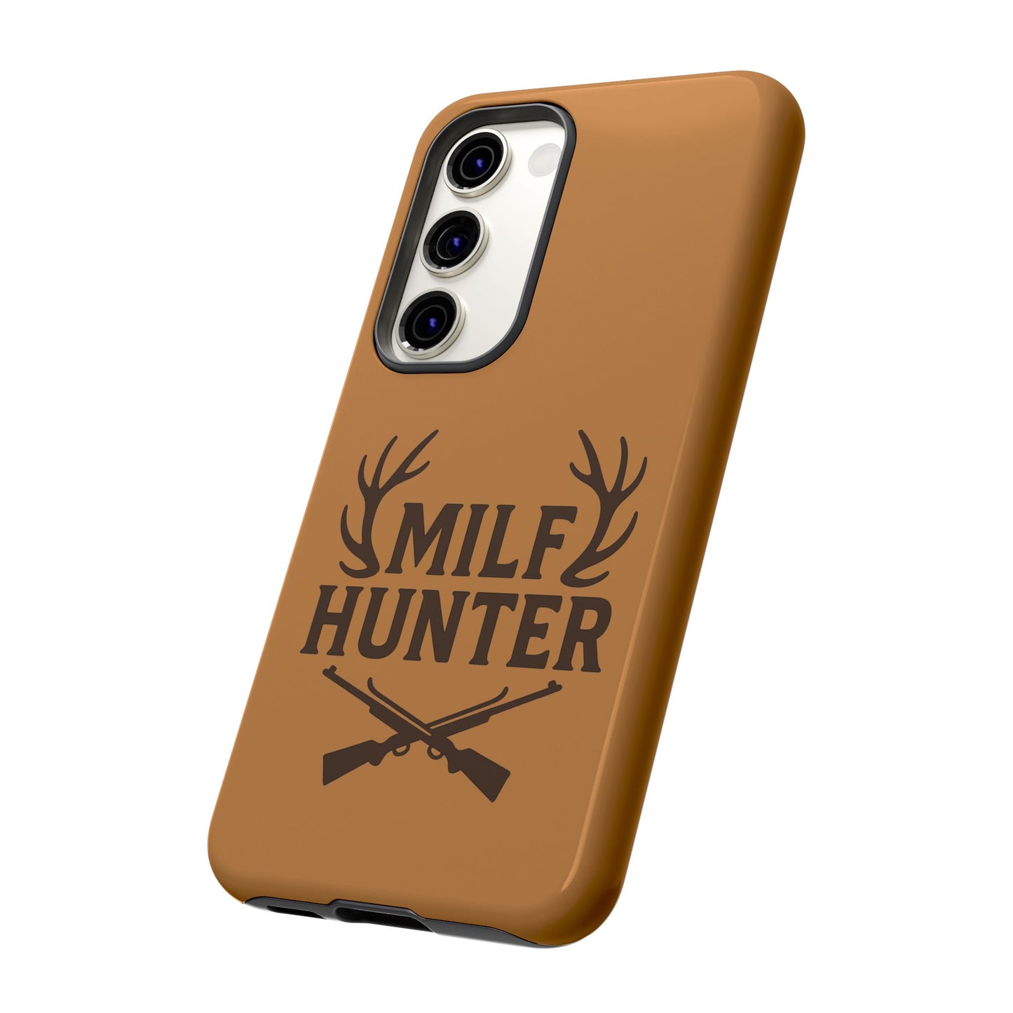 Phone Case, Funny Milf Hunter Design for Tough Cases, Rugged Protective Cover,