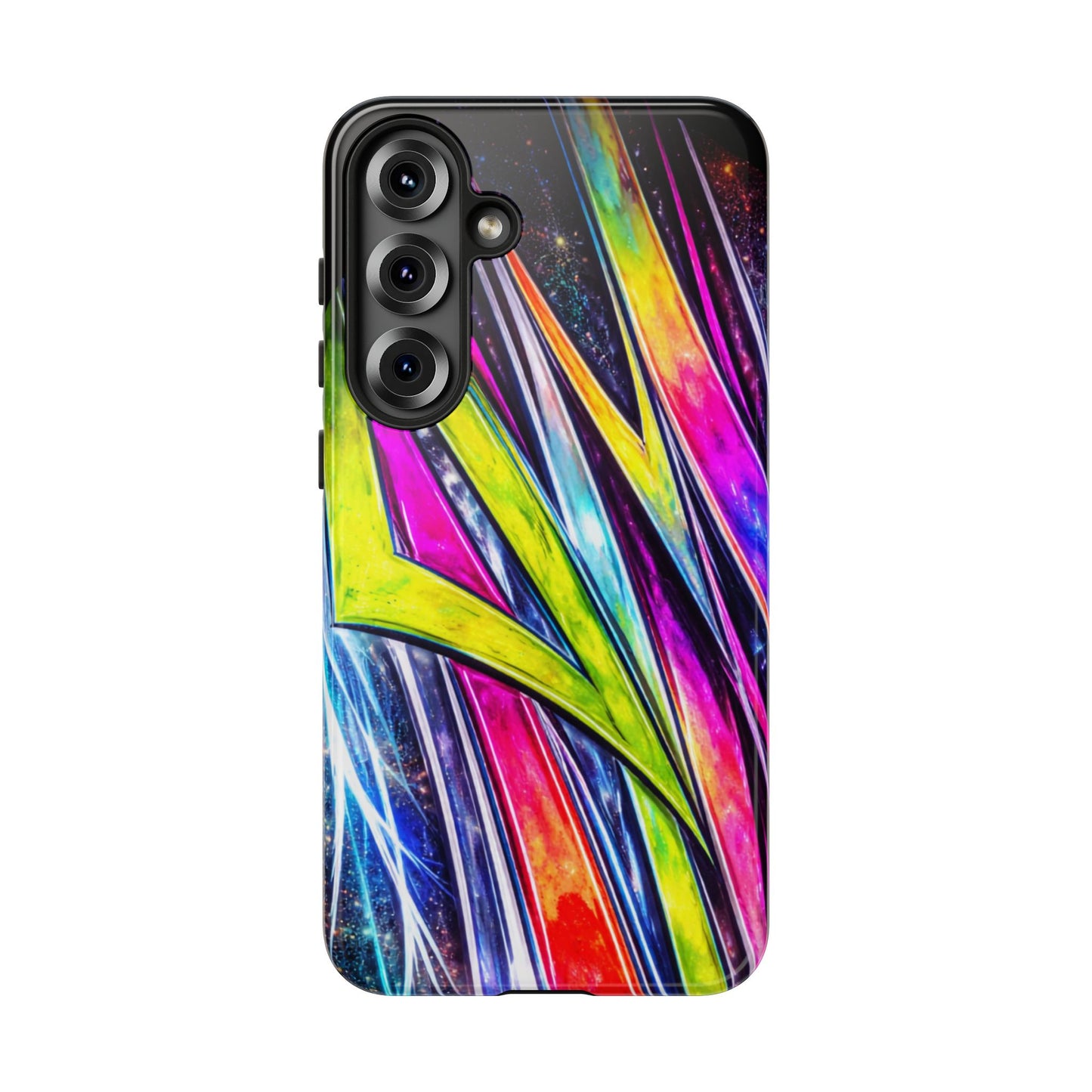 Neon Graffiti Phone Case | Tough Case, Vivid Abstract Street Art
