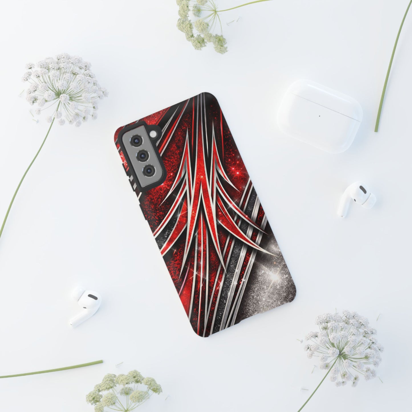 Mini Truck Inspired Pinstripe Graphic Heavy Duty Phone Case