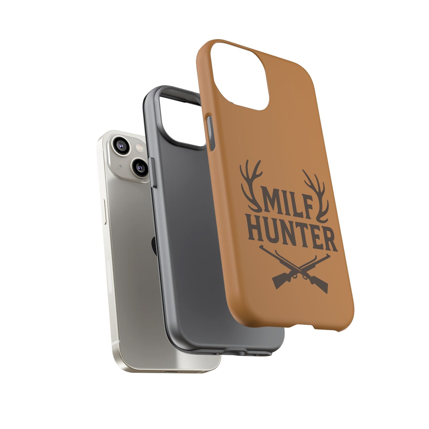 Phone Case, Funny Milf Hunter Design for Tough Cases, Rugged Protective Cover,