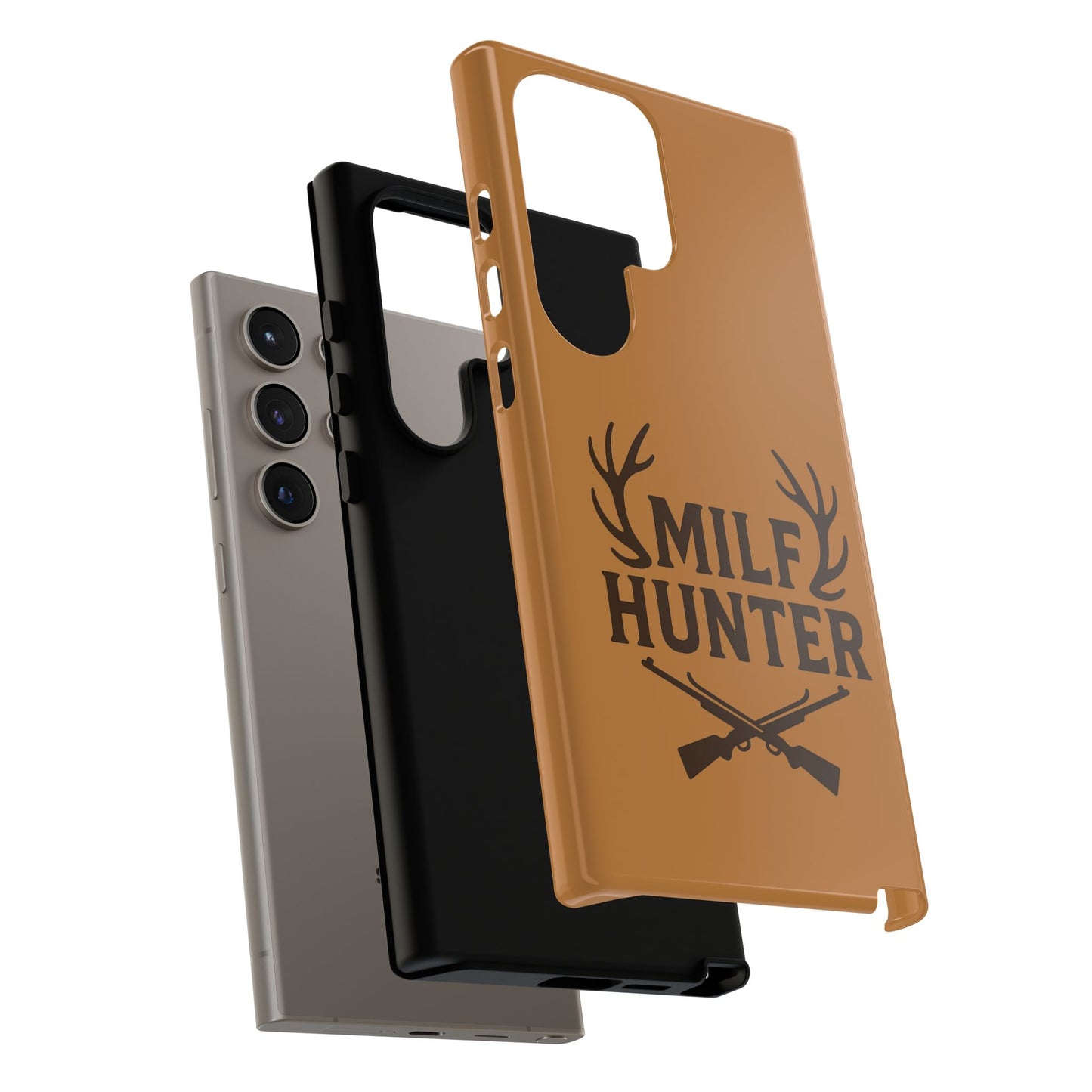 Phone Case, Funny Milf Hunter Design for Tough Cases, Rugged Protective Cover,