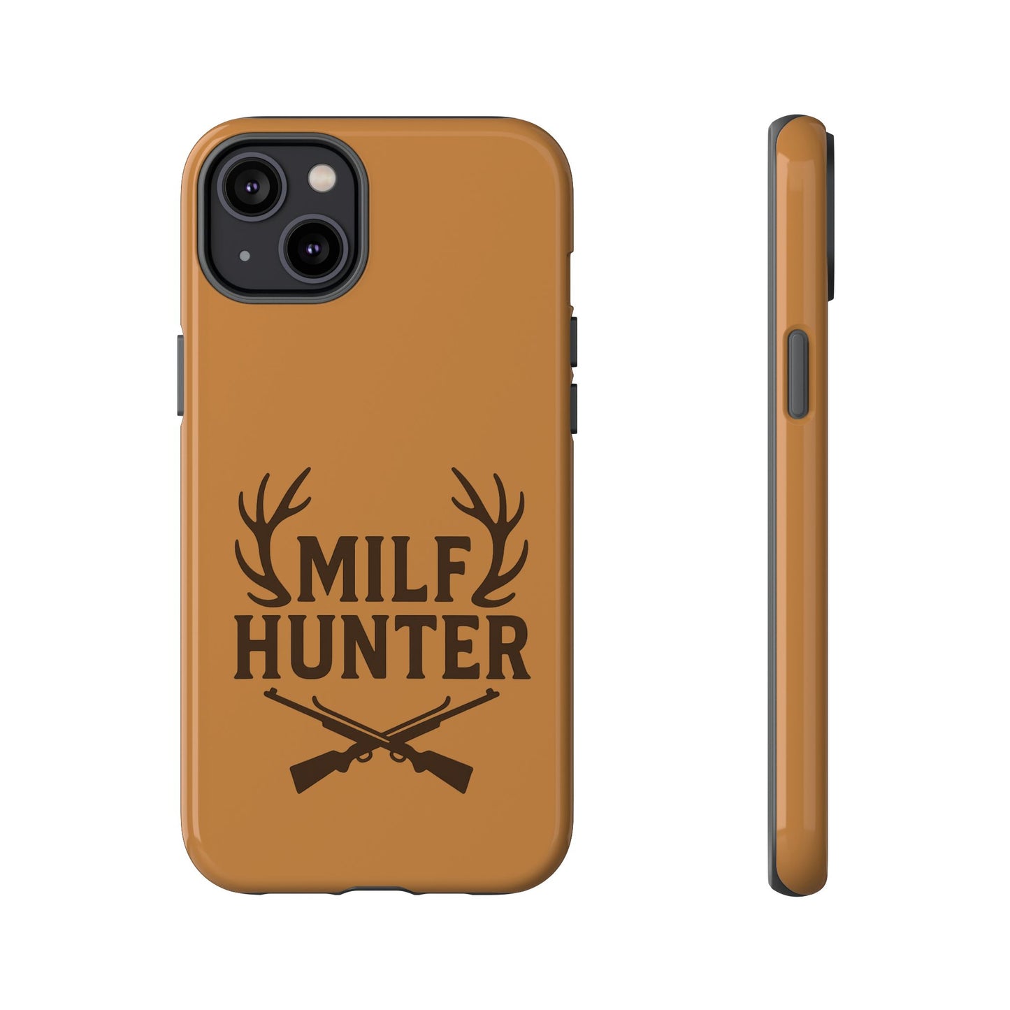 Phone Case, Funny Milf Hunter Design for Tough Cases, Rugged Protective Cover,