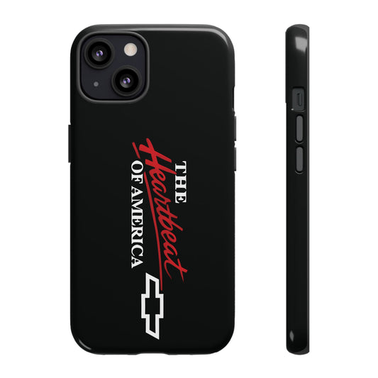 Chevy Phone Case, Tough Cases for Car Lovers, Vintage Style Cover, Heartbeat