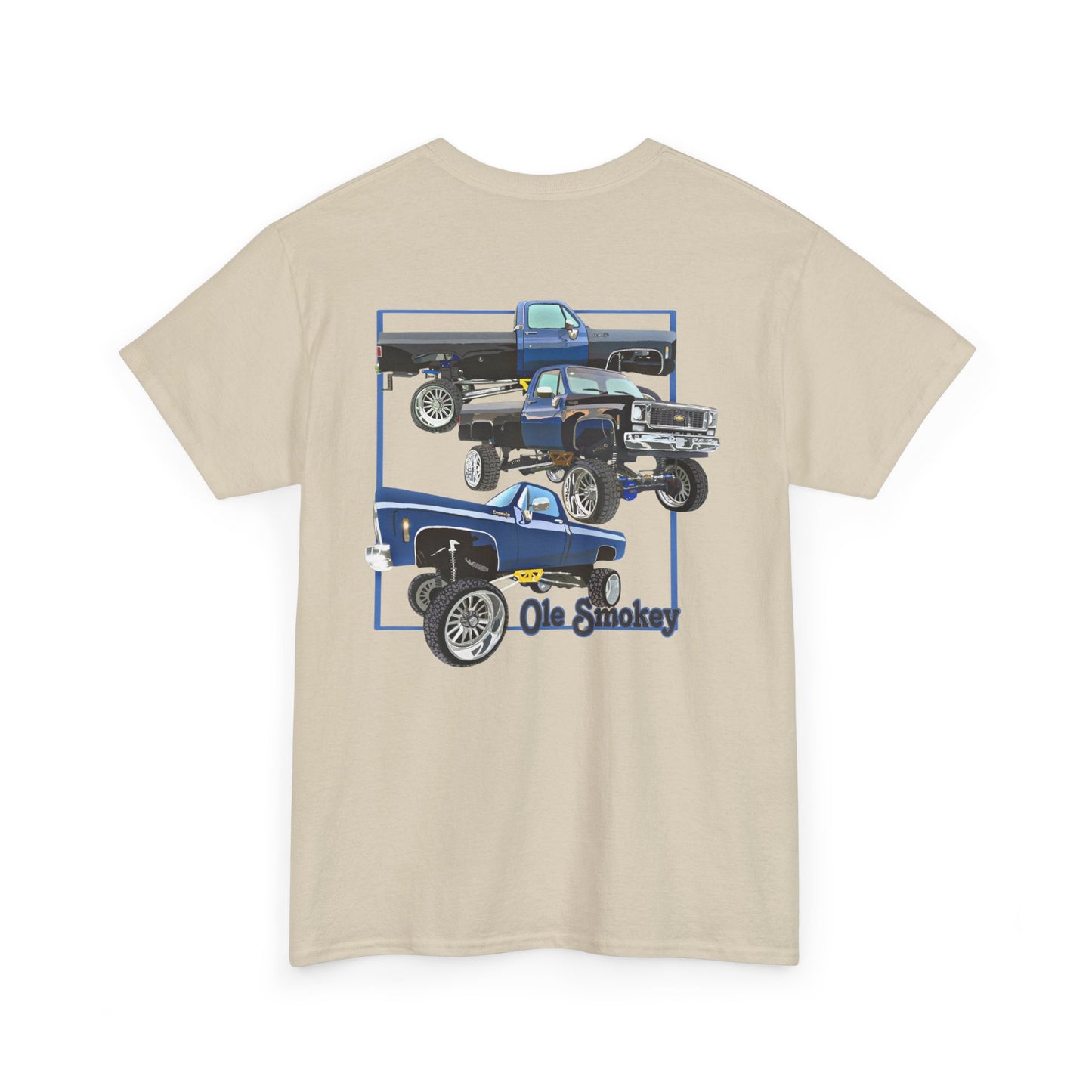 Classic Chevy Truck Tee — Vintage Blue Pickup Graphic Shirt