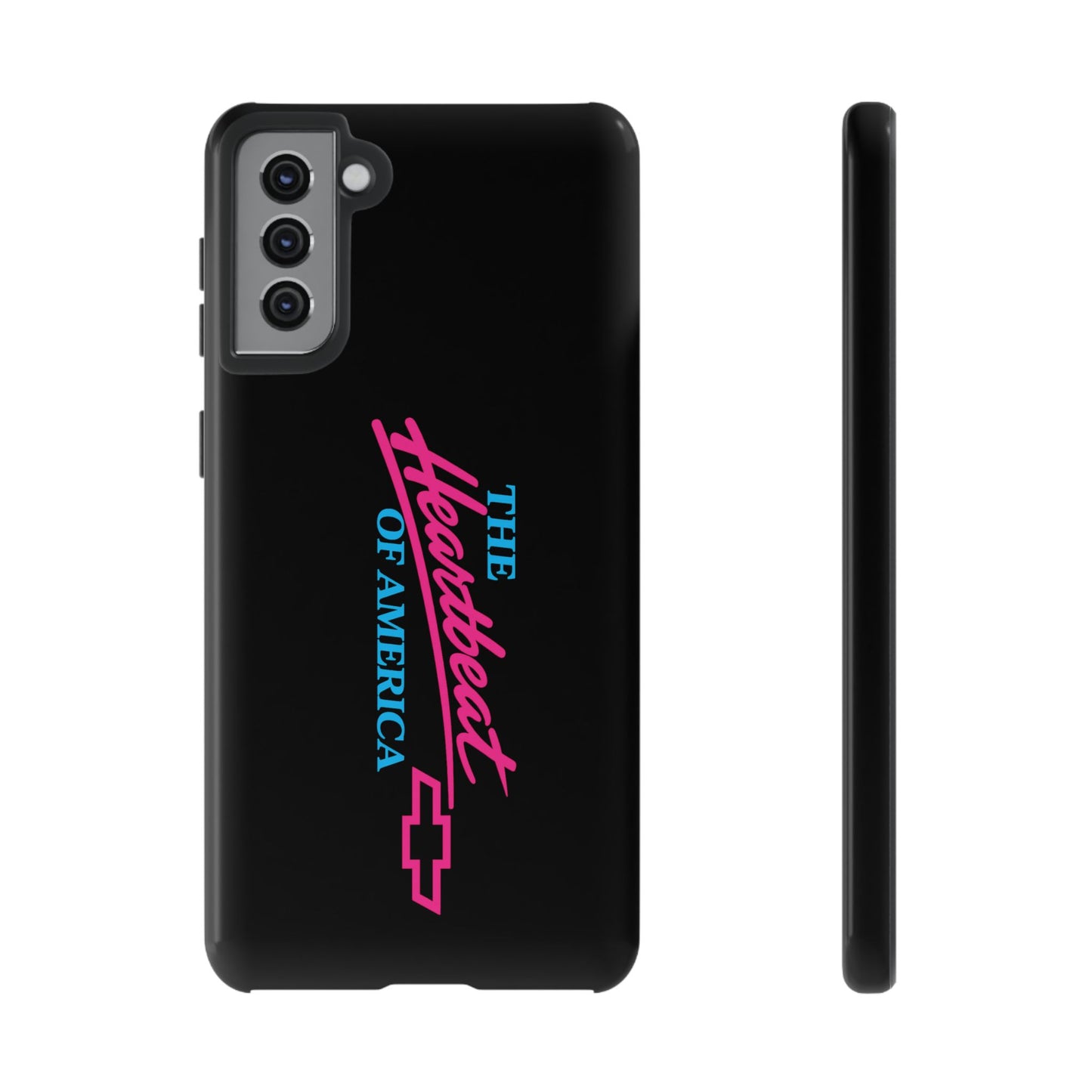 Phone Case — “The Heartbeat of America” Retro Chevy Logo, Slim Protective Cover