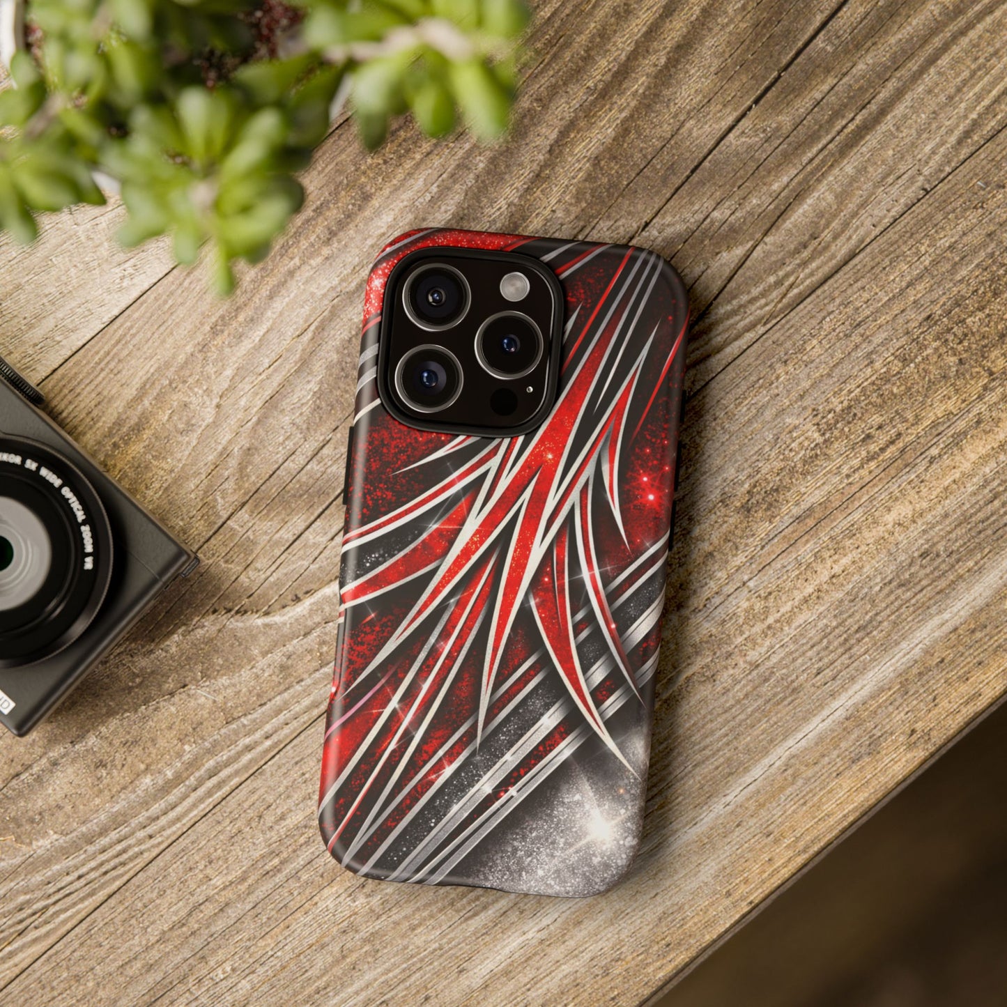 Mini Truck Inspired Pinstripe Graphic Heavy Duty Phone Case