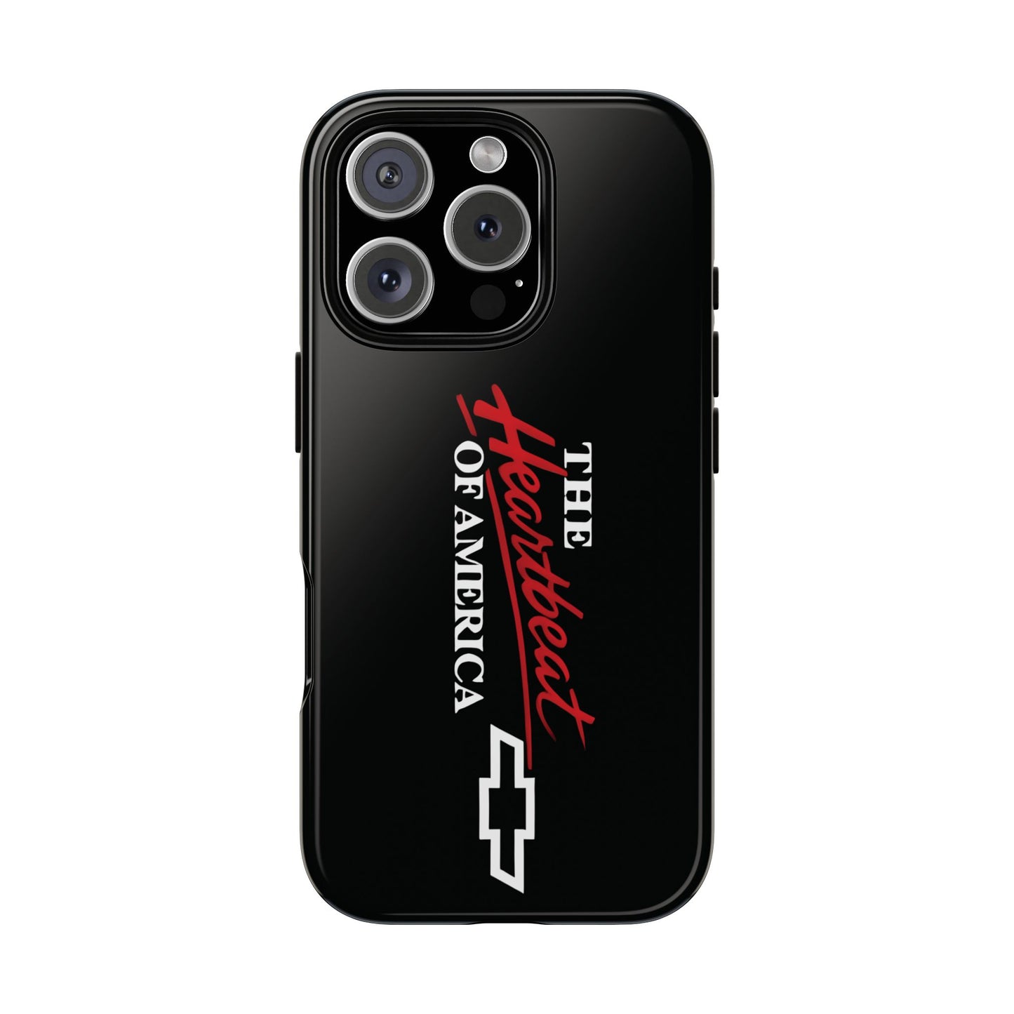 Chevy Phone Case, Tough Cases for Car Lovers, Vintage Style Cover, Heartbeat