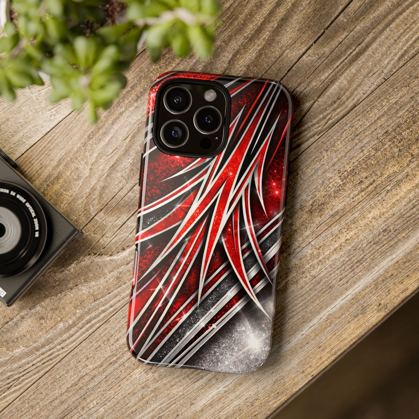 Mini Truck Inspired Pinstripe Graphic Heavy Duty Phone Case