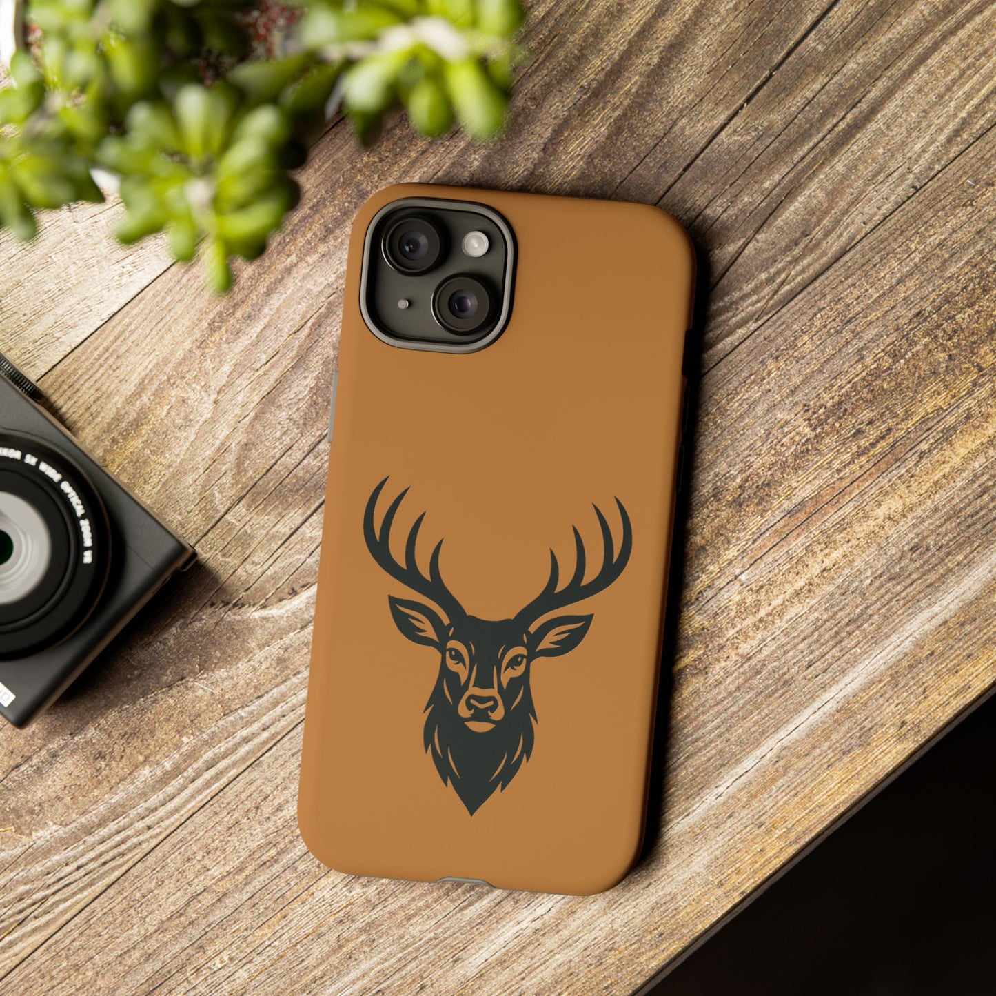 Phone Cases, Deer Buck with Antlers Wildlife Nature Design, Animal Lover Gift,