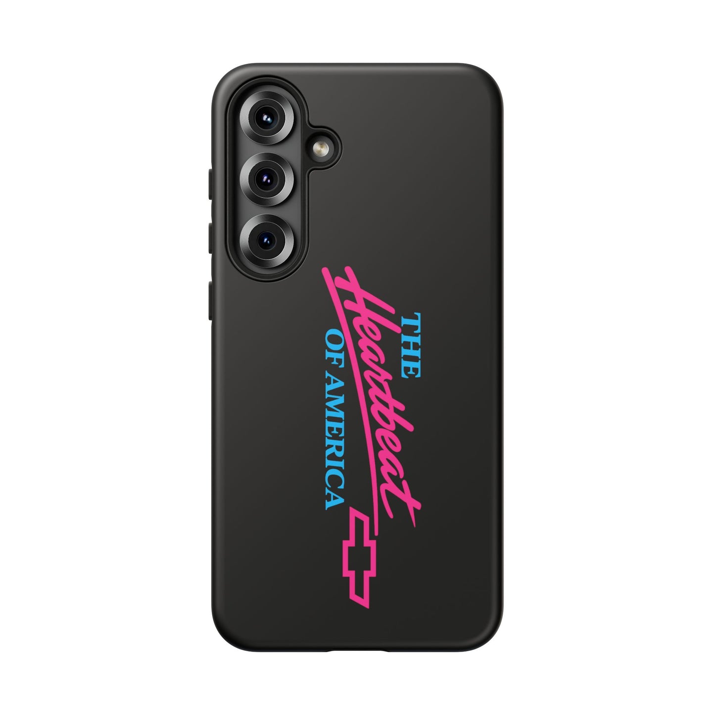 Phone Case — “The Heartbeat of America” Retro Chevy Logo, Slim Protective Cover