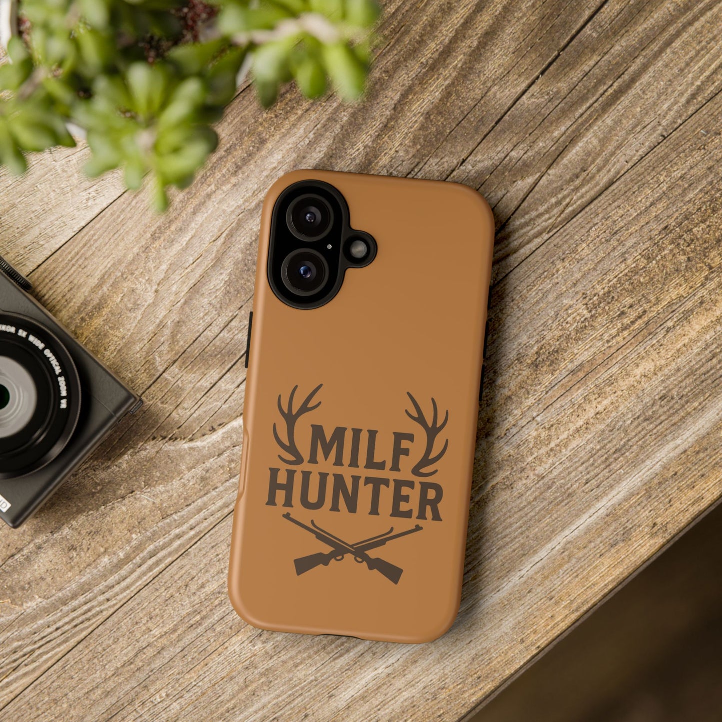 Phone Case, Funny Milf Hunter Design for Tough Cases, Rugged Protective Cover,