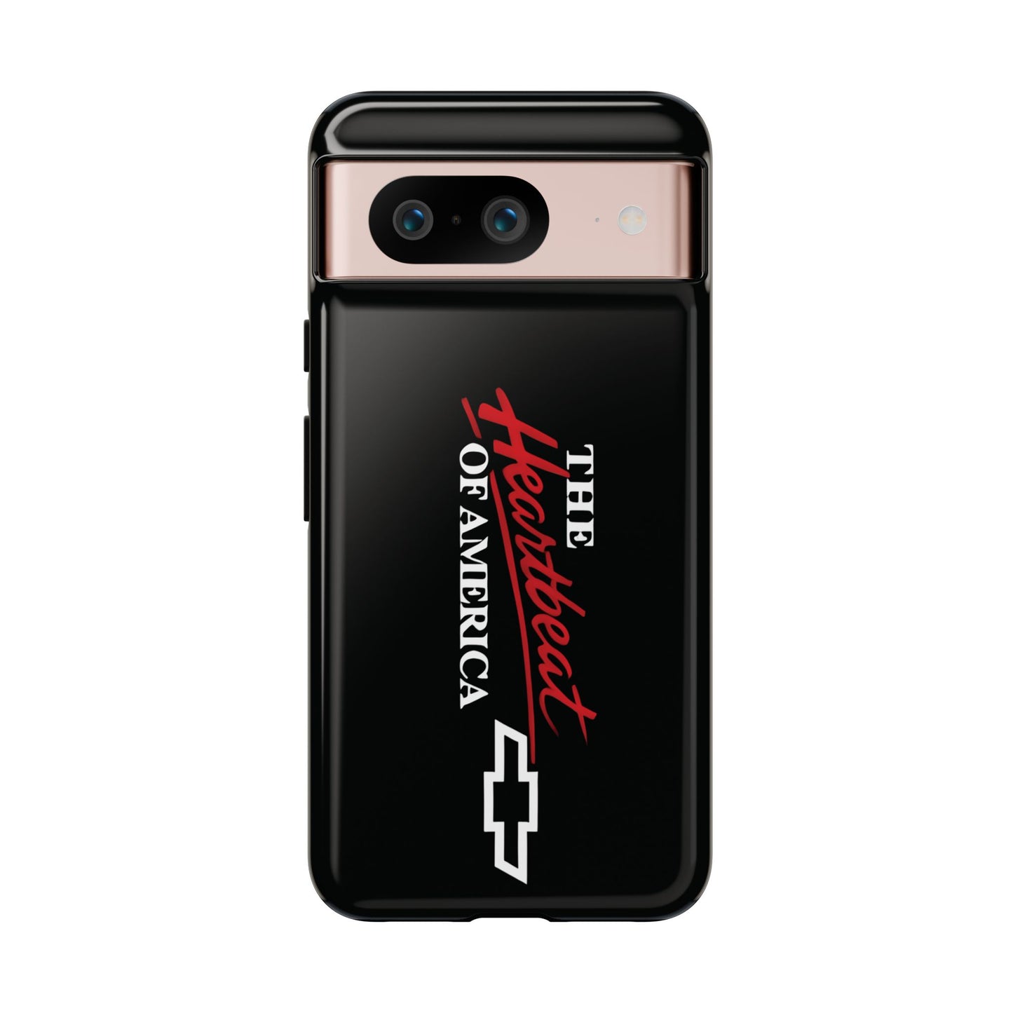 Chevy Phone Case, Tough Cases for Car Lovers, Vintage Style Cover, Heartbeat
