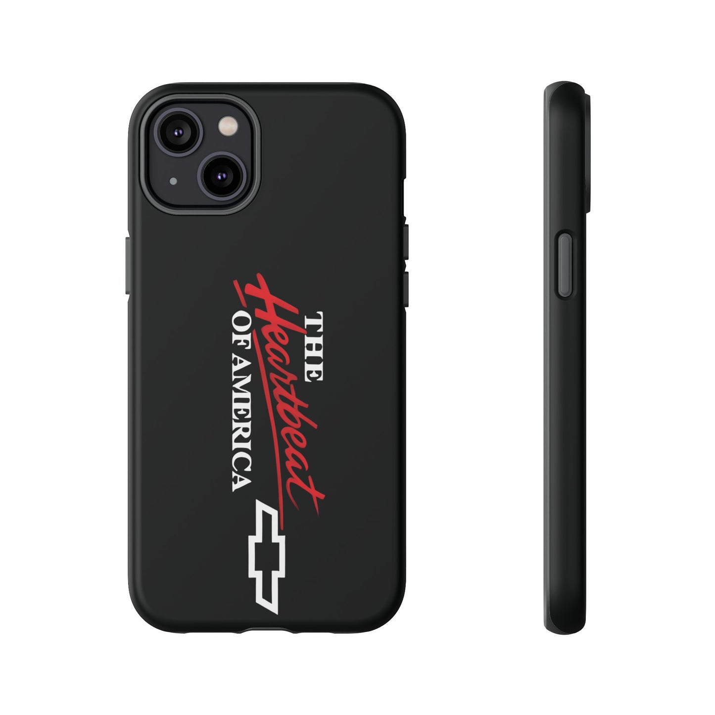 Chevy Phone Case, Tough Cases for Car Lovers, Vintage Style Cover, Heartbeat