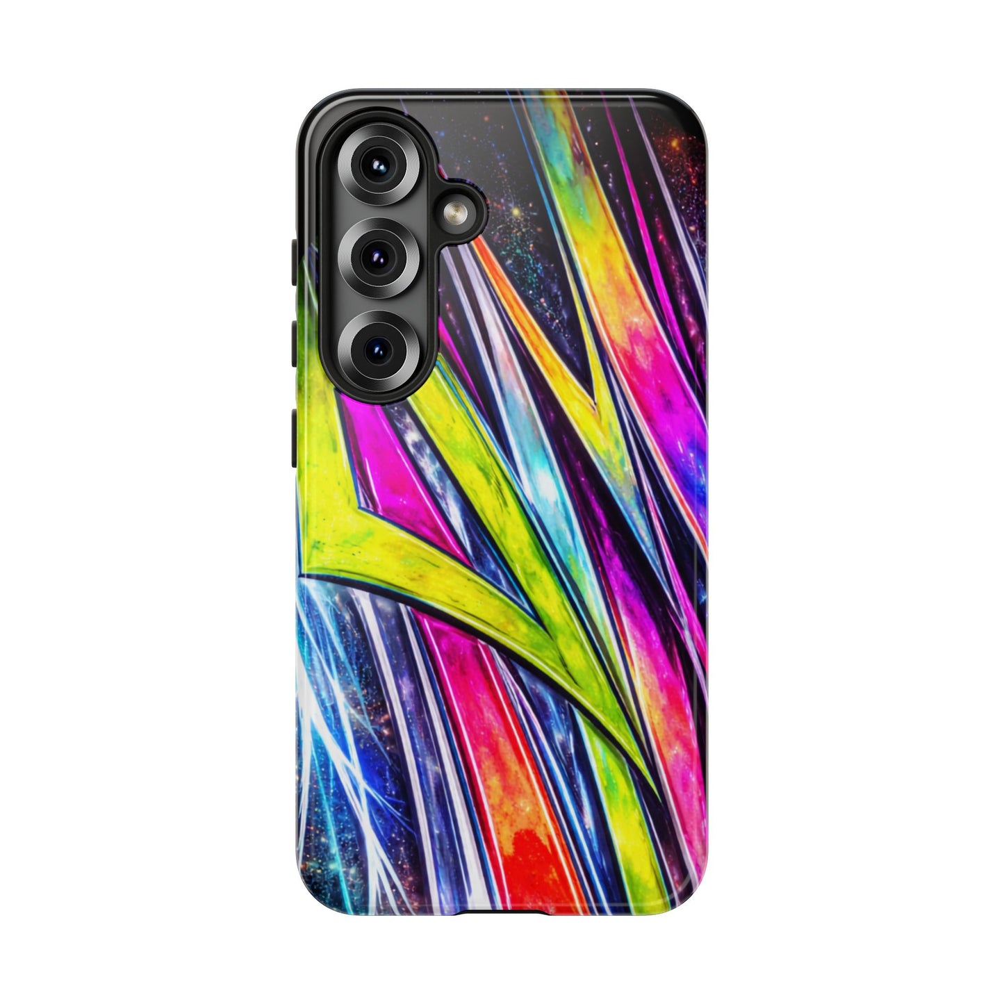 Neon Graffiti Phone Case | Tough Case, Vivid Abstract Street Art