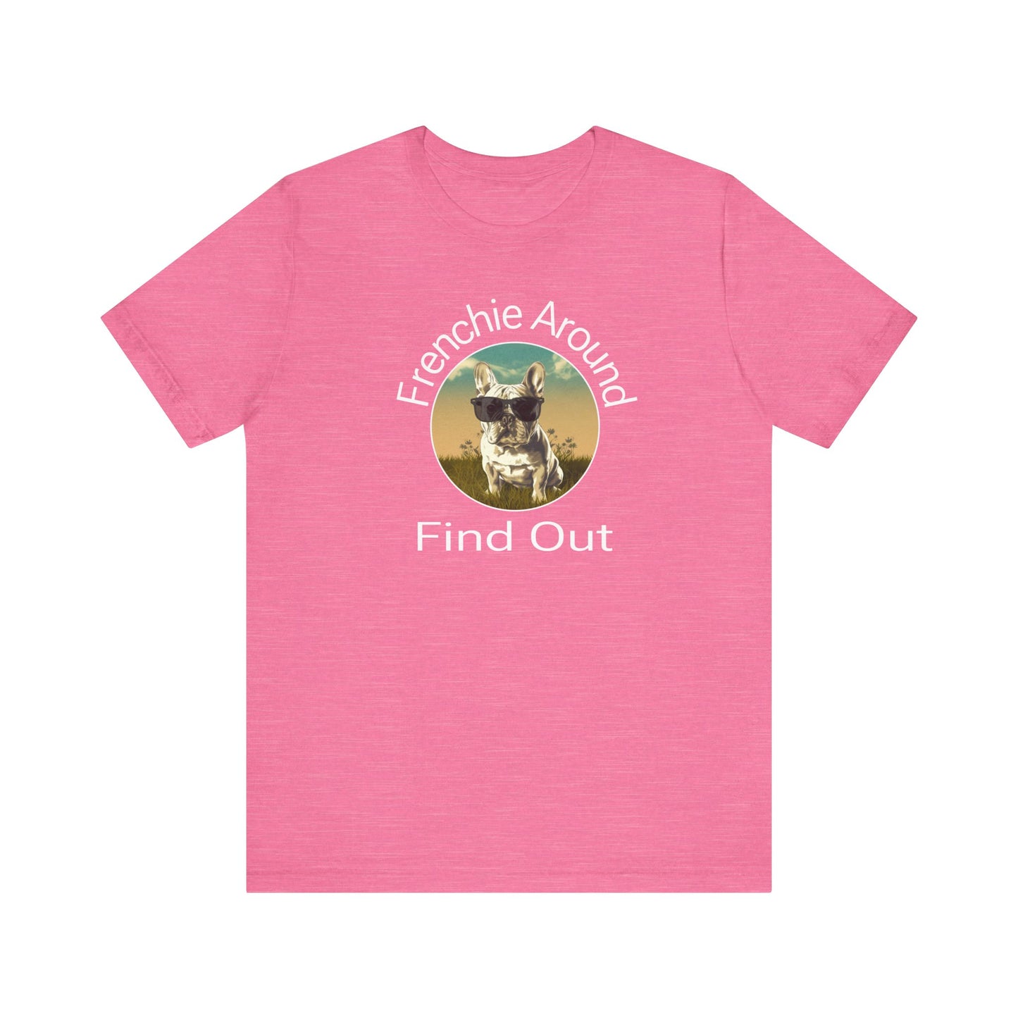 French Bulldog Unisex Tee, Dog Lover Shirt, Animal Graphic Tee, Short Sleeve