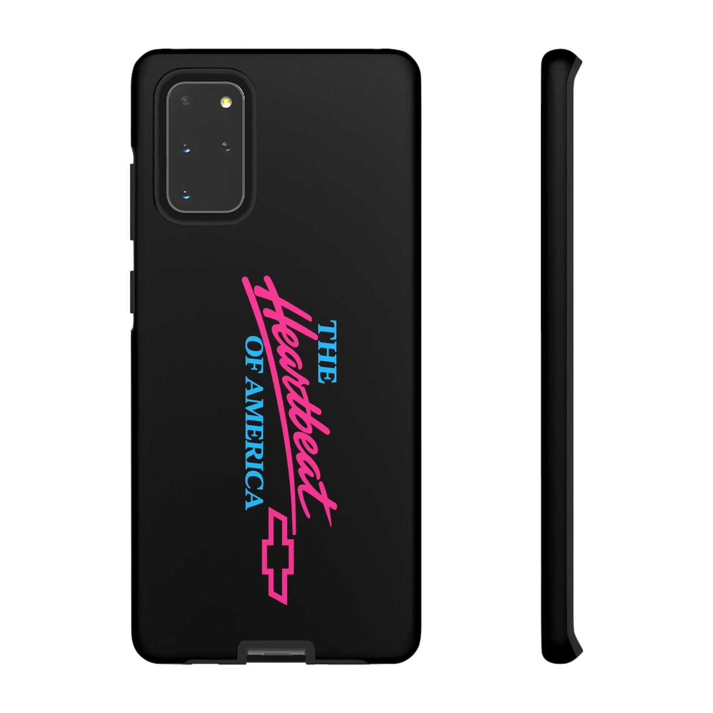 Phone Case — “The Heartbeat of America” Retro Chevy Logo, Slim Protective Cover