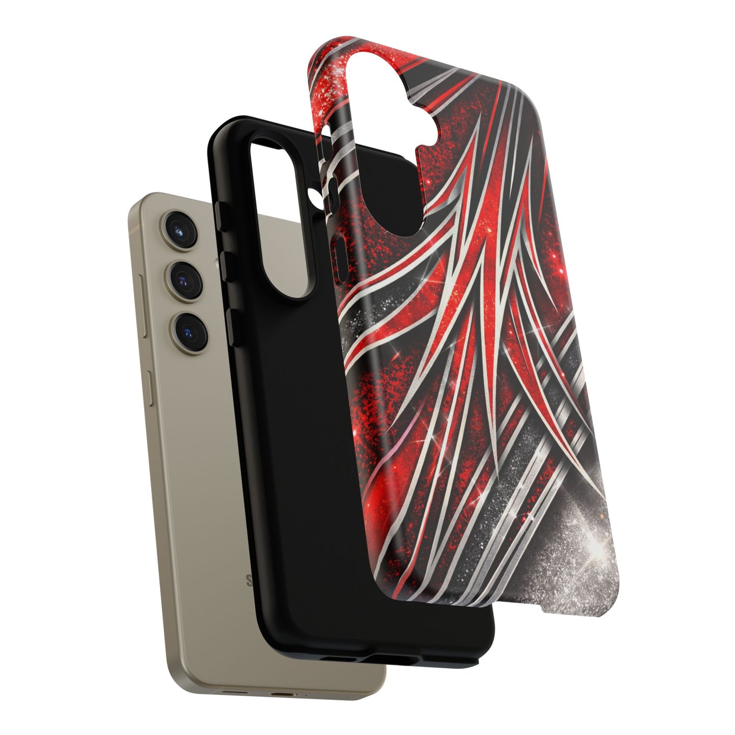 Mini Truck Inspired Pinstripe Graphic Heavy Duty Phone Case