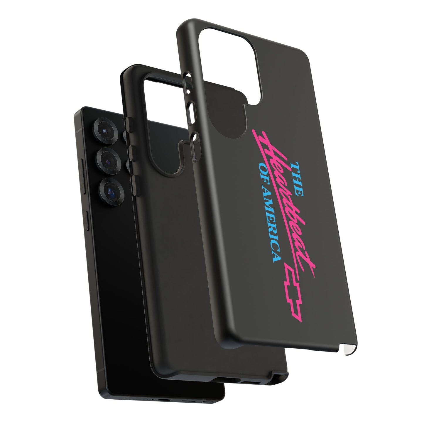 Phone Case — “The Heartbeat of America” Retro Chevy Logo, Slim Protective Cover