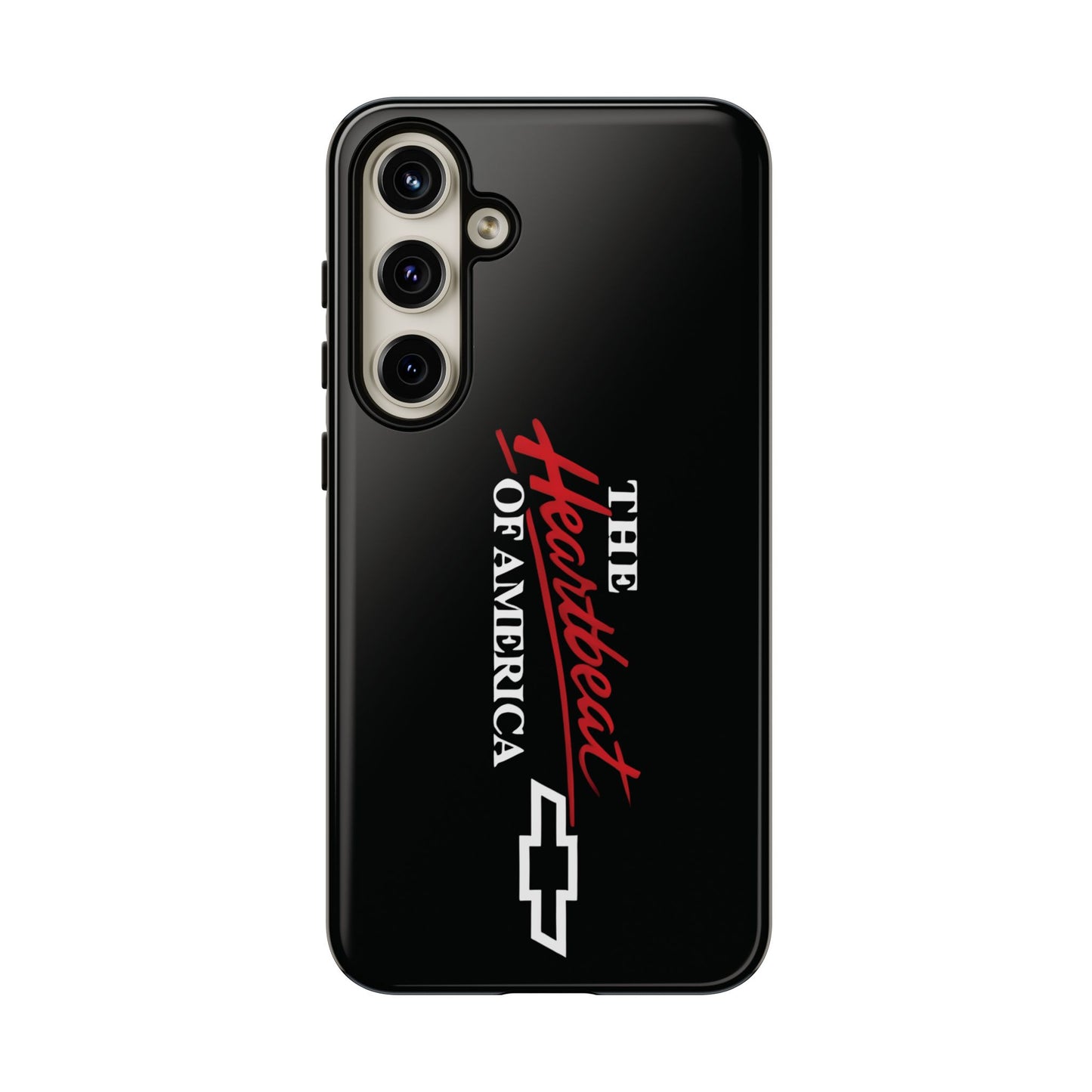 Chevy Phone Case, Tough Cases for Car Lovers, Vintage Style Cover, Heartbeat