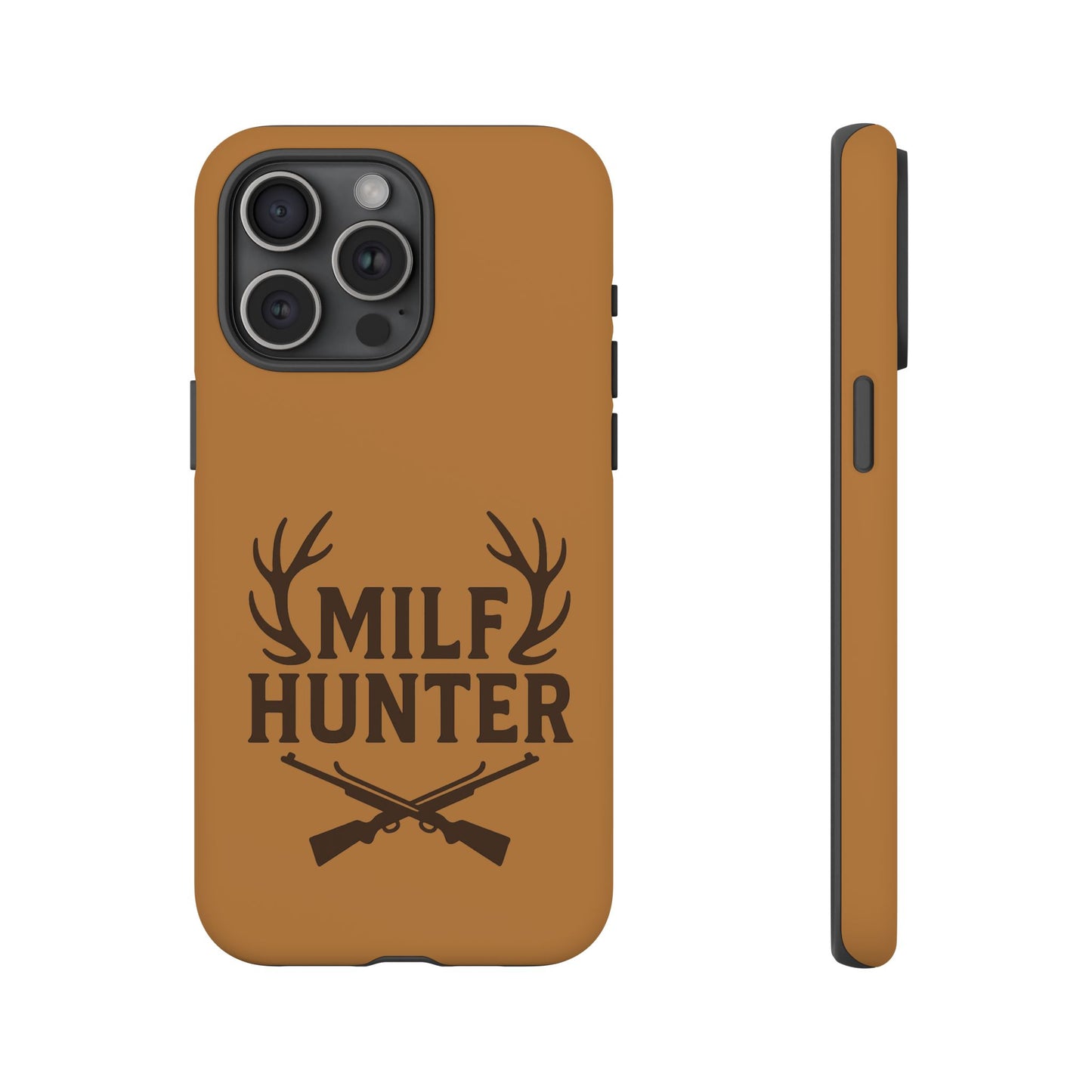 Phone Case, Funny Milf Hunter Design for Tough Cases, Rugged Protective Cover,