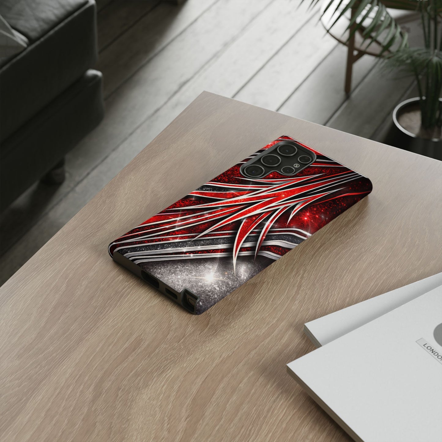 Mini Truck Inspired Pinstripe Graphic Heavy Duty Phone Case