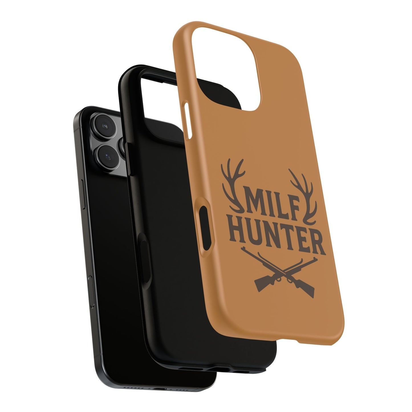 Phone Case, Funny Milf Hunter Design for Tough Cases, Rugged Protective Cover,