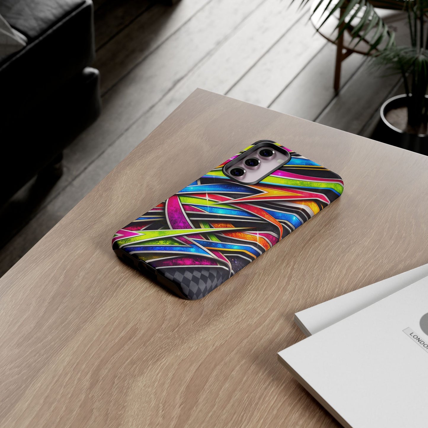 Minitruck Inspired Graphic Tough Phone Case – Impact Resistant