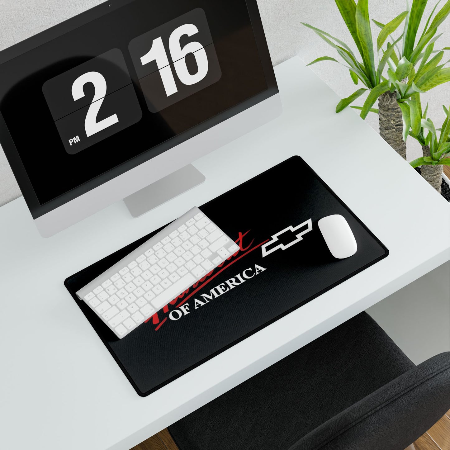 Chevrolet Heartbeat of America Desk Mat - Gamer, Office Decor, Car Enthusiast,