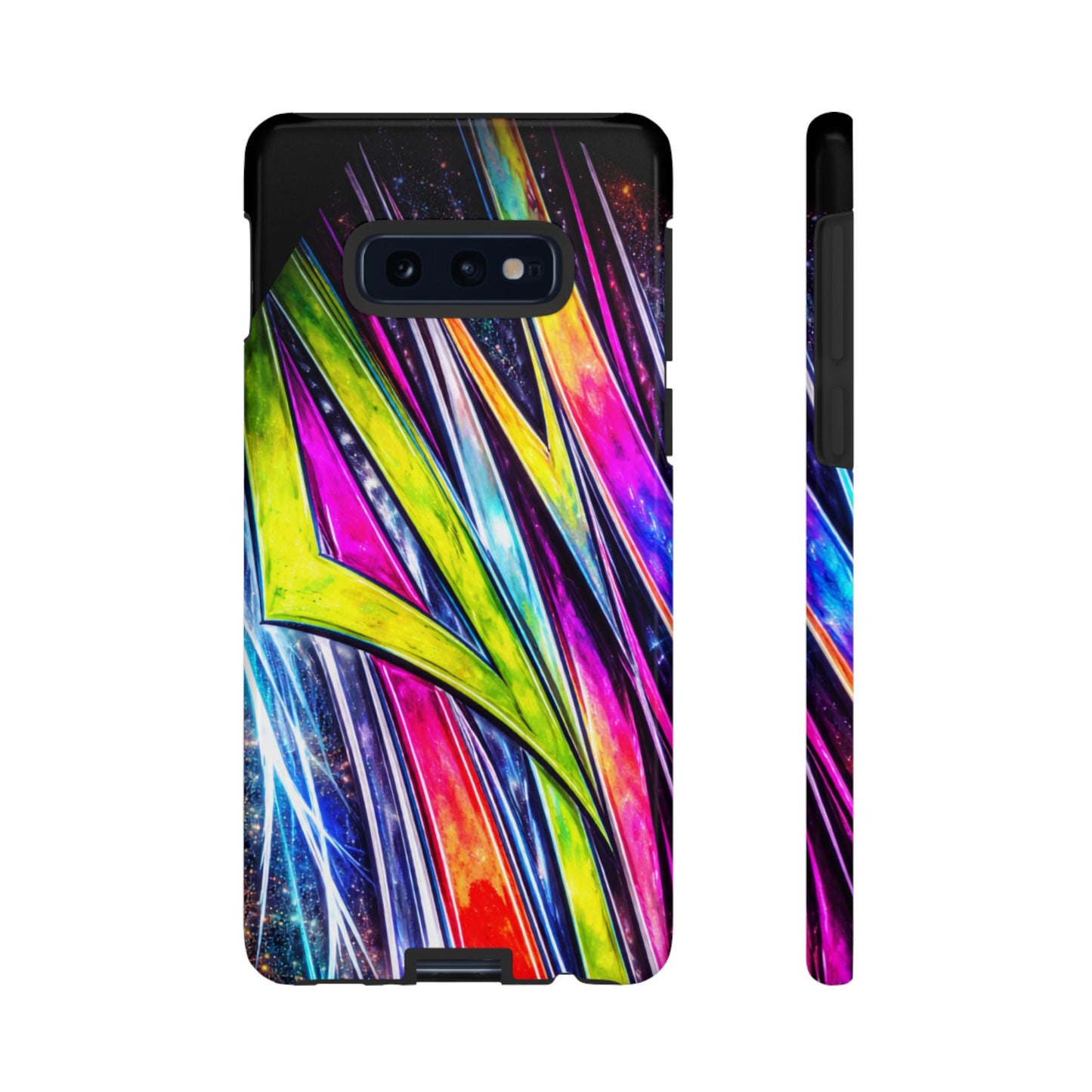 Neon Graffiti Phone Case | Tough Case, Vivid Abstract Street Art