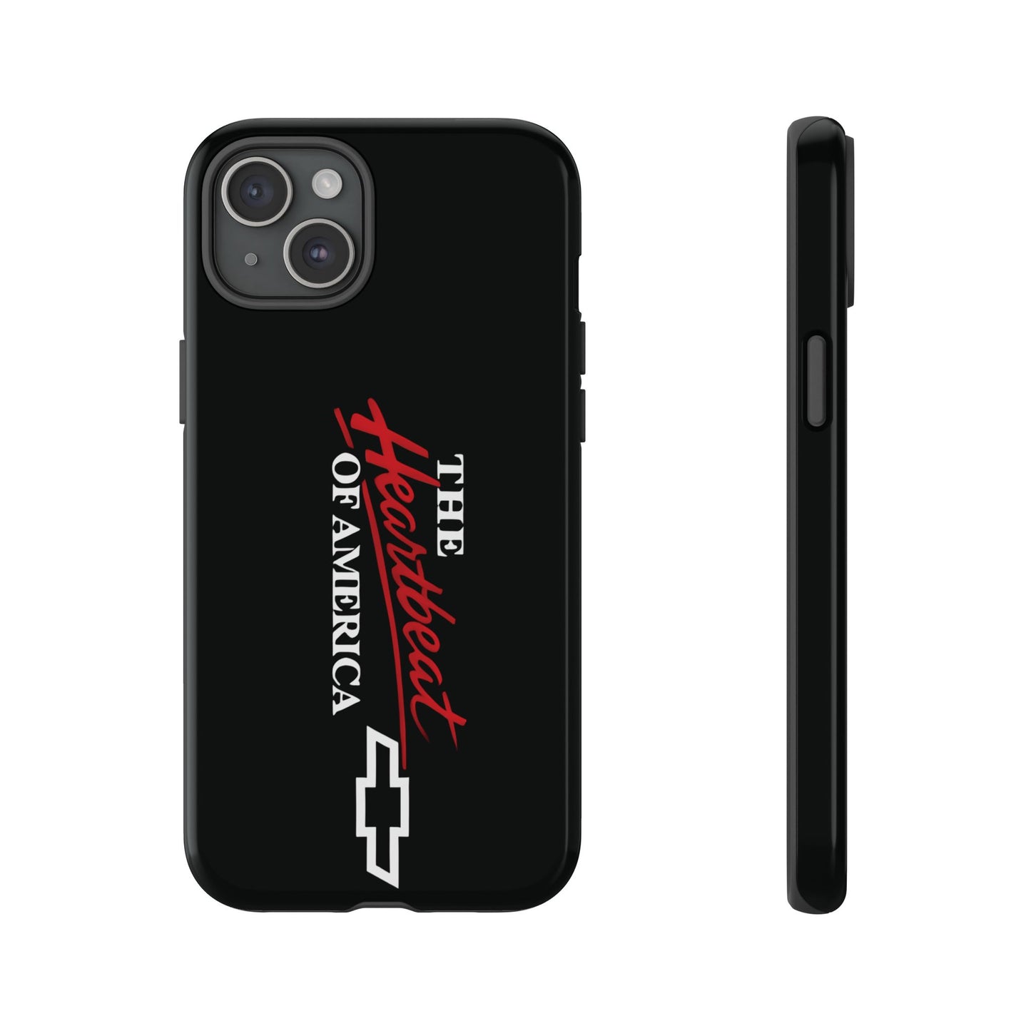 Chevy Phone Case, Tough Cases for Car Lovers, Vintage Style Cover, Heartbeat