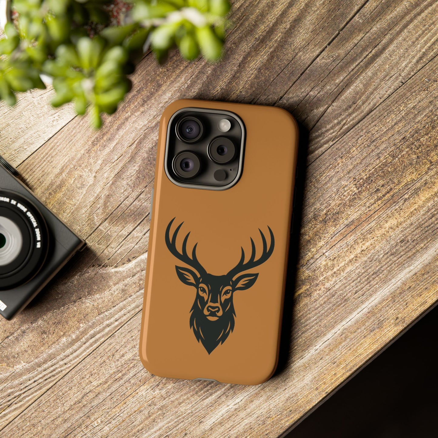 Phone Cases, Deer Buck with Antlers Wildlife Nature Design, Animal Lover Gift,