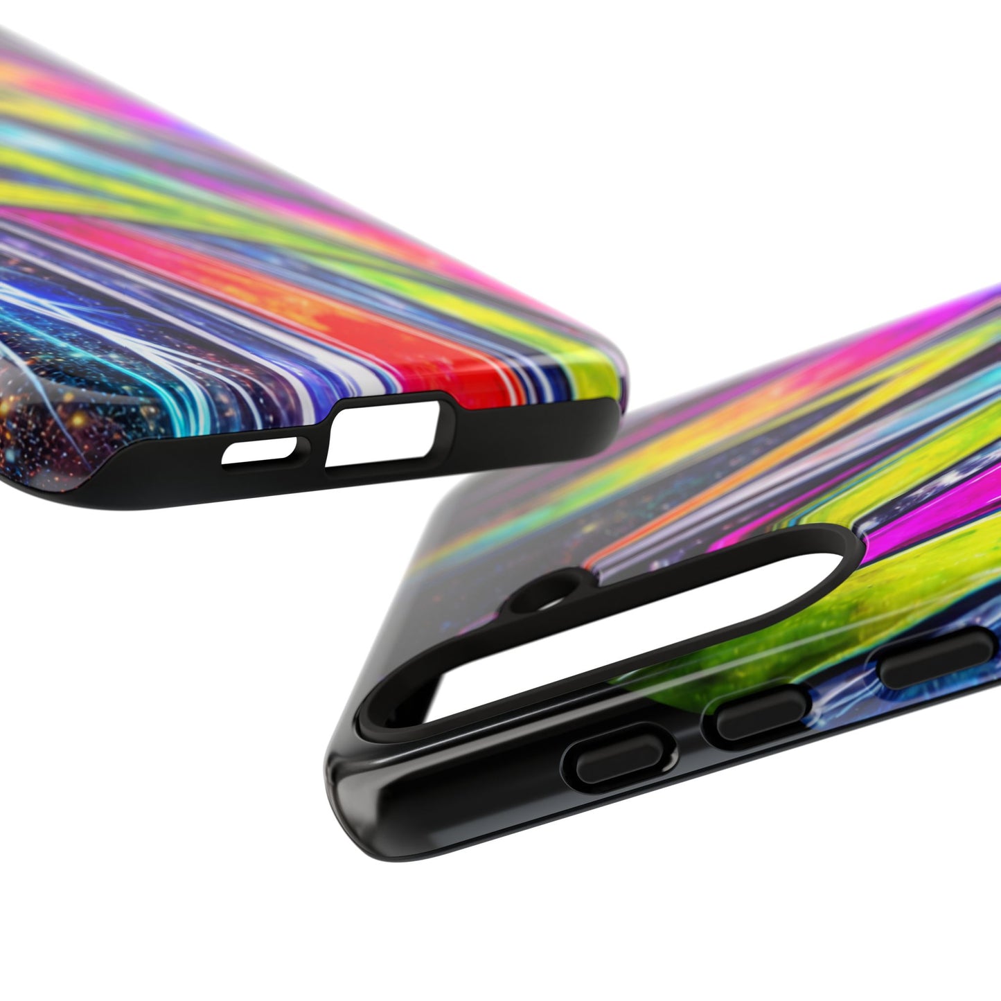 Neon Graffiti Phone Case | Tough Case, Vivid Abstract Street Art