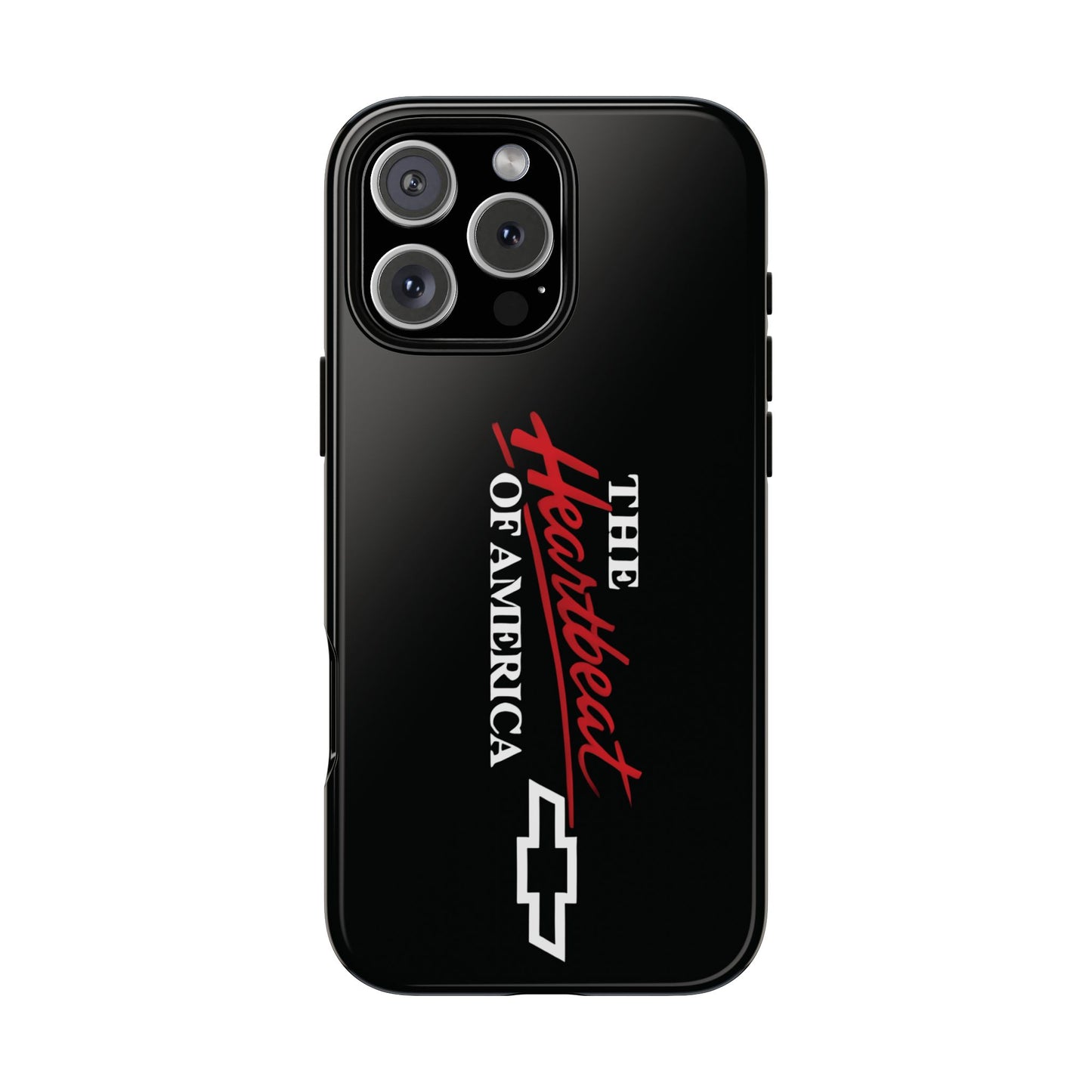 Chevy Phone Case, Tough Cases for Car Lovers, Vintage Style Cover, Heartbeat