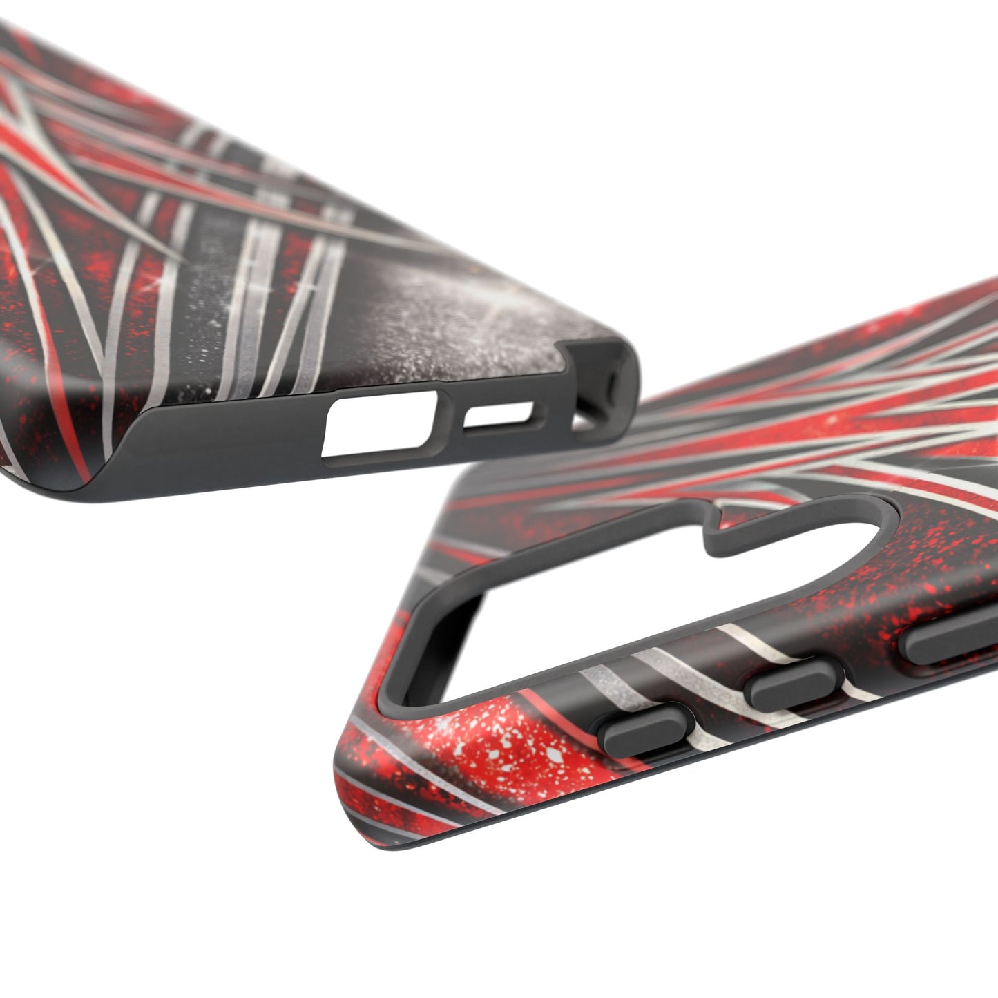 Mini Truck Inspired Pinstripe Graphic Heavy Duty Phone Case