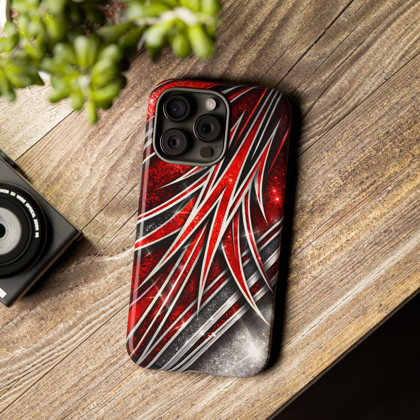 Mini Truck Inspired Pinstripe Graphic Heavy Duty Phone Case
