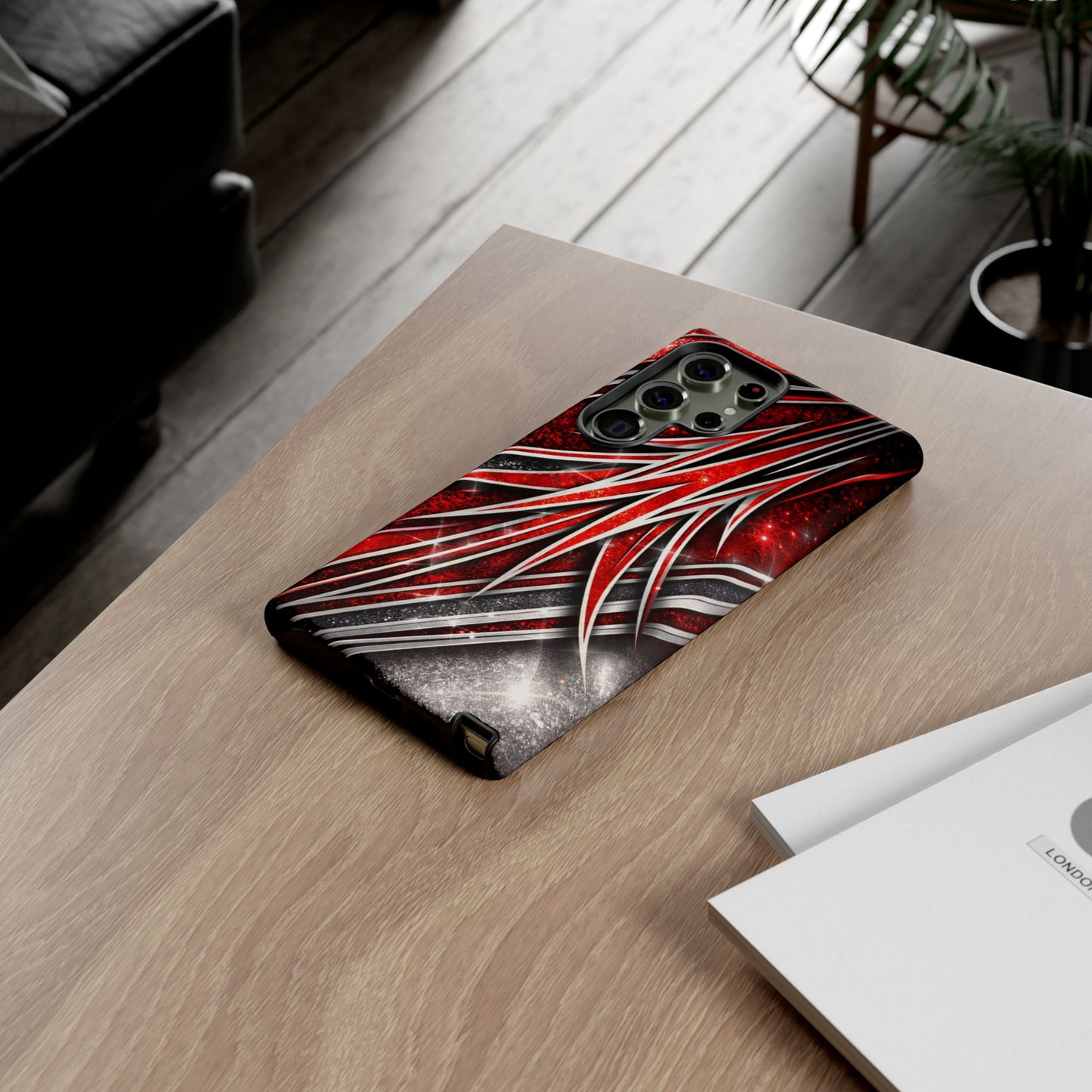 Mini Truck Inspired Pinstripe Graphic Heavy Duty Phone Case