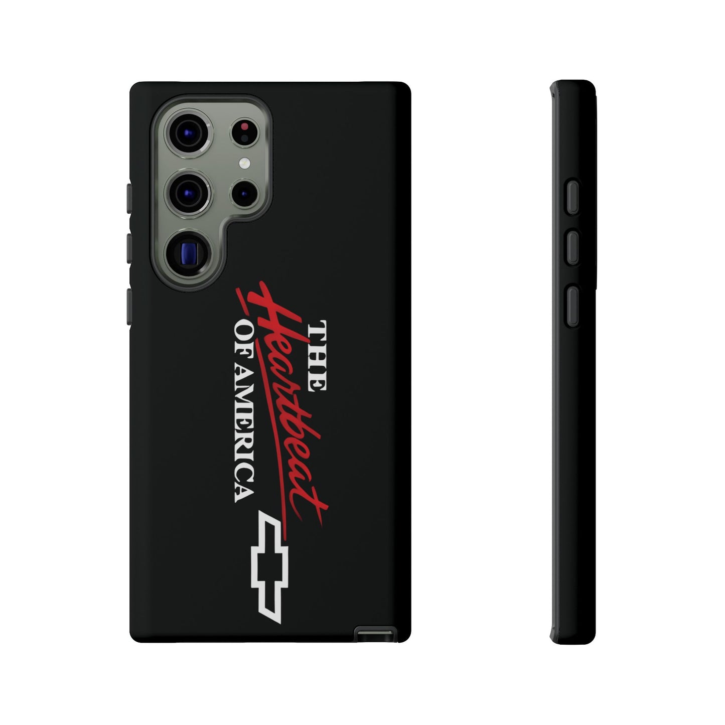 Chevy Phone Case, Tough Cases for Car Lovers, Vintage Style Cover, Heartbeat
