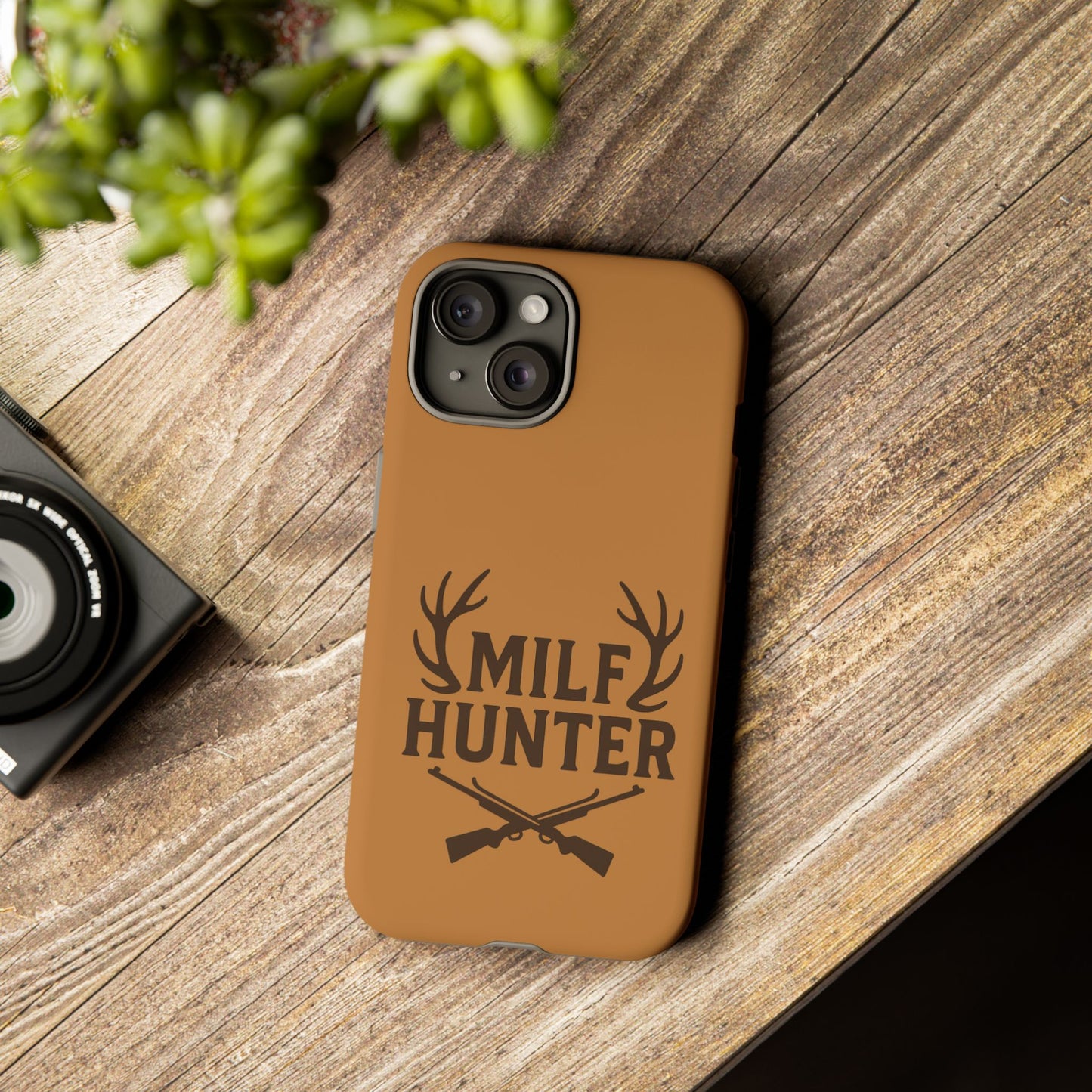 Phone Case, Funny Milf Hunter Design for Tough Cases, Rugged Protective Cover,