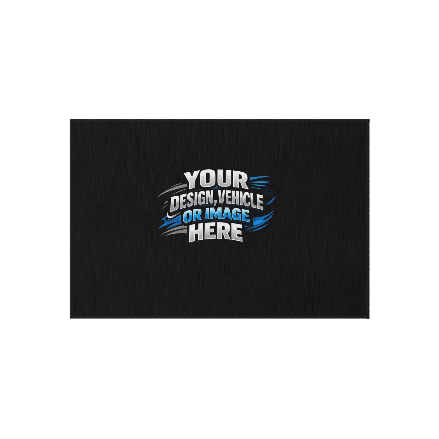 Custom Outdoor Rug — Personalized Design, Vehicle or Image Print