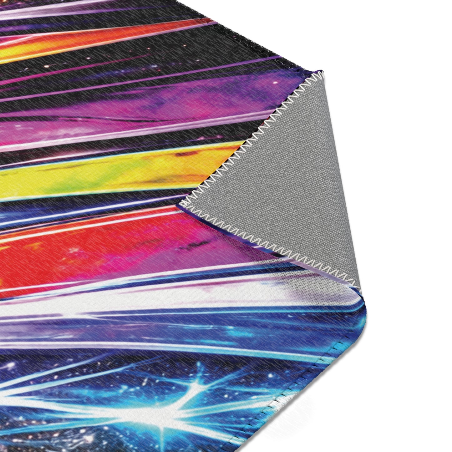 Galaxy Mini Truck Area Rug — Retro Minitruck Graphic Rug for Man Cave, Office & Art Studio