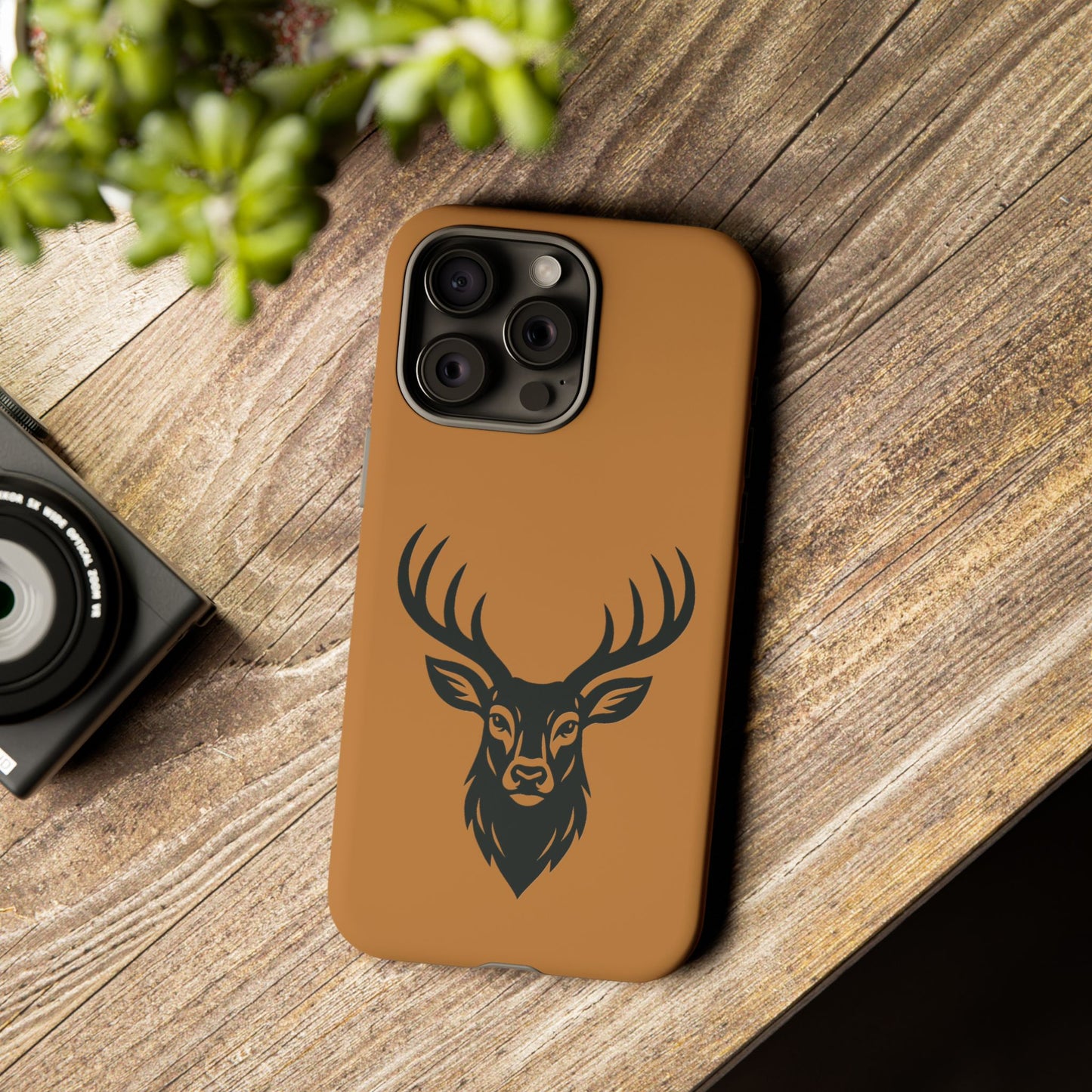 Phone Cases, Deer Buck with Antlers Wildlife Nature Design, Animal Lover Gift,