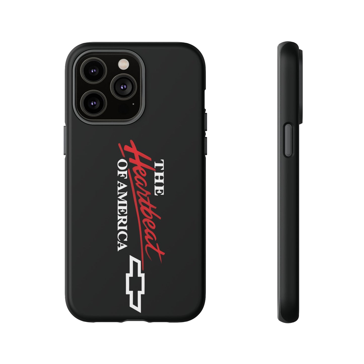 Chevy Phone Case, Tough Cases for Car Lovers, Vintage Style Cover, Heartbeat