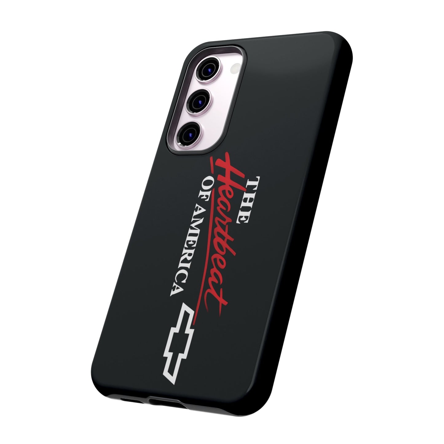 Chevy Phone Case, Tough Cases for Car Lovers, Vintage Style Cover, Heartbeat