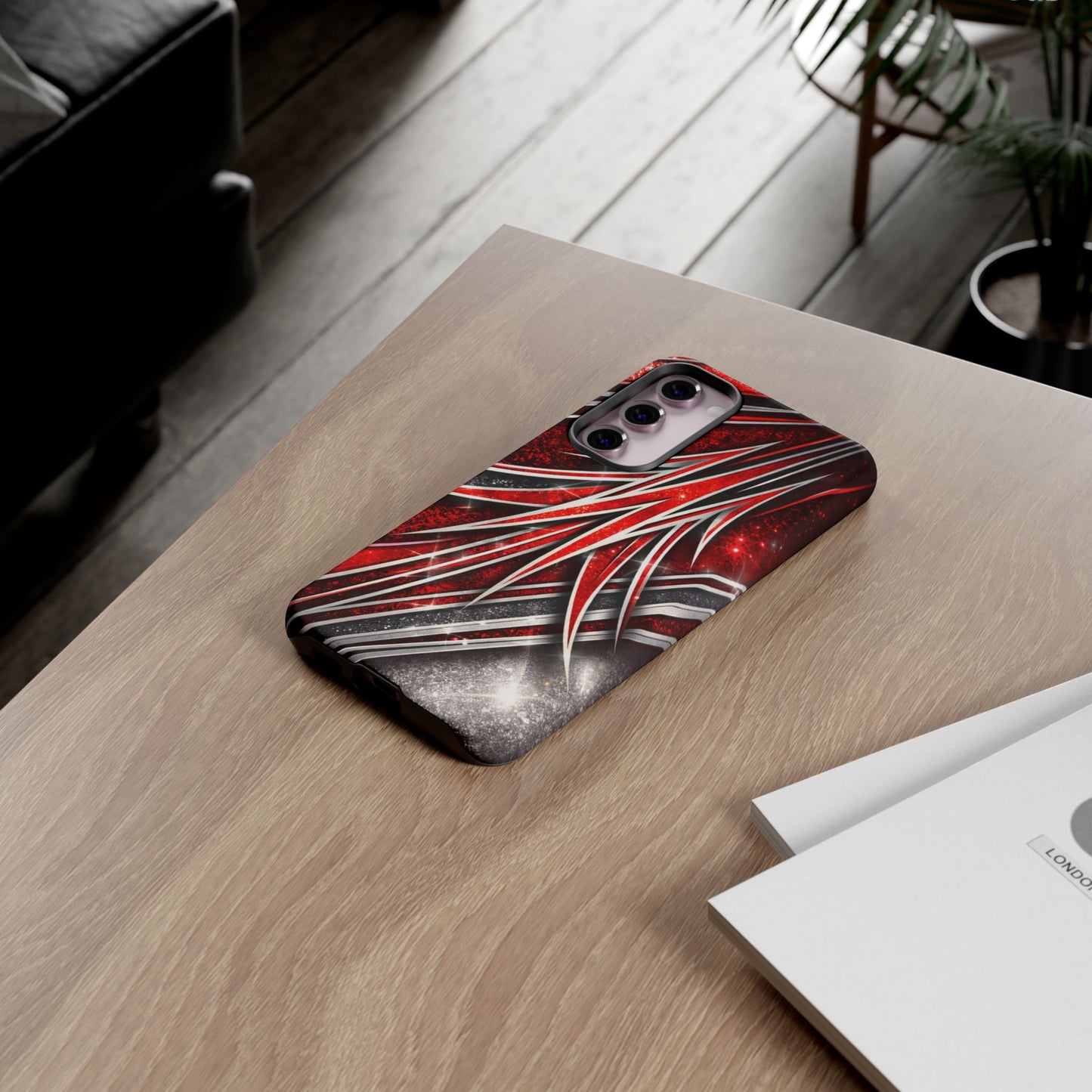Mini Truck Inspired Pinstripe Graphic Heavy Duty Phone Case